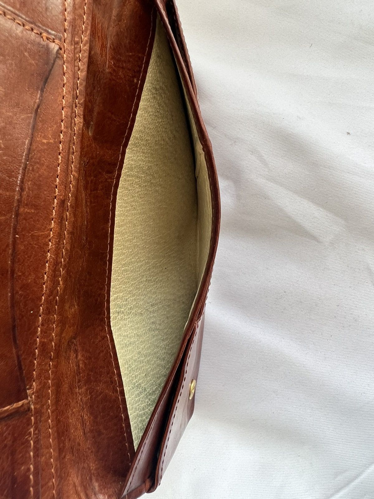 Porter Vintage Porter Japan Patina Horsehide Leather Biker Wallet Size ONE SIZE - 11 Thumbnail