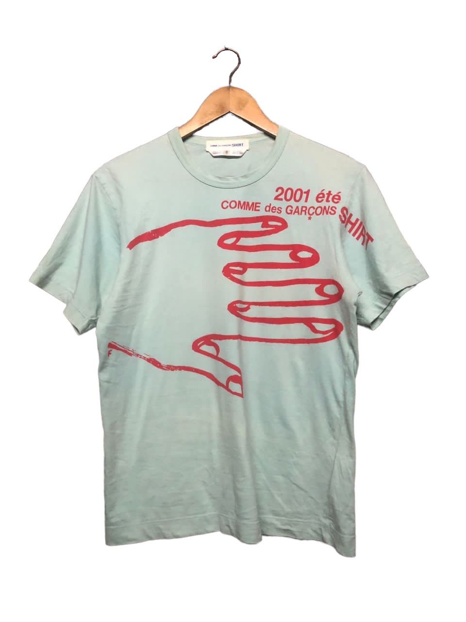 CDG by Comme des Garcons × Comme des Garcons × Comme des Garcons Homme Plus Comme Des Garçons Shirt Ete 2001 Finger Printed Shirt Size US M / EU 48-50 / 2 - 2 Thumbnail