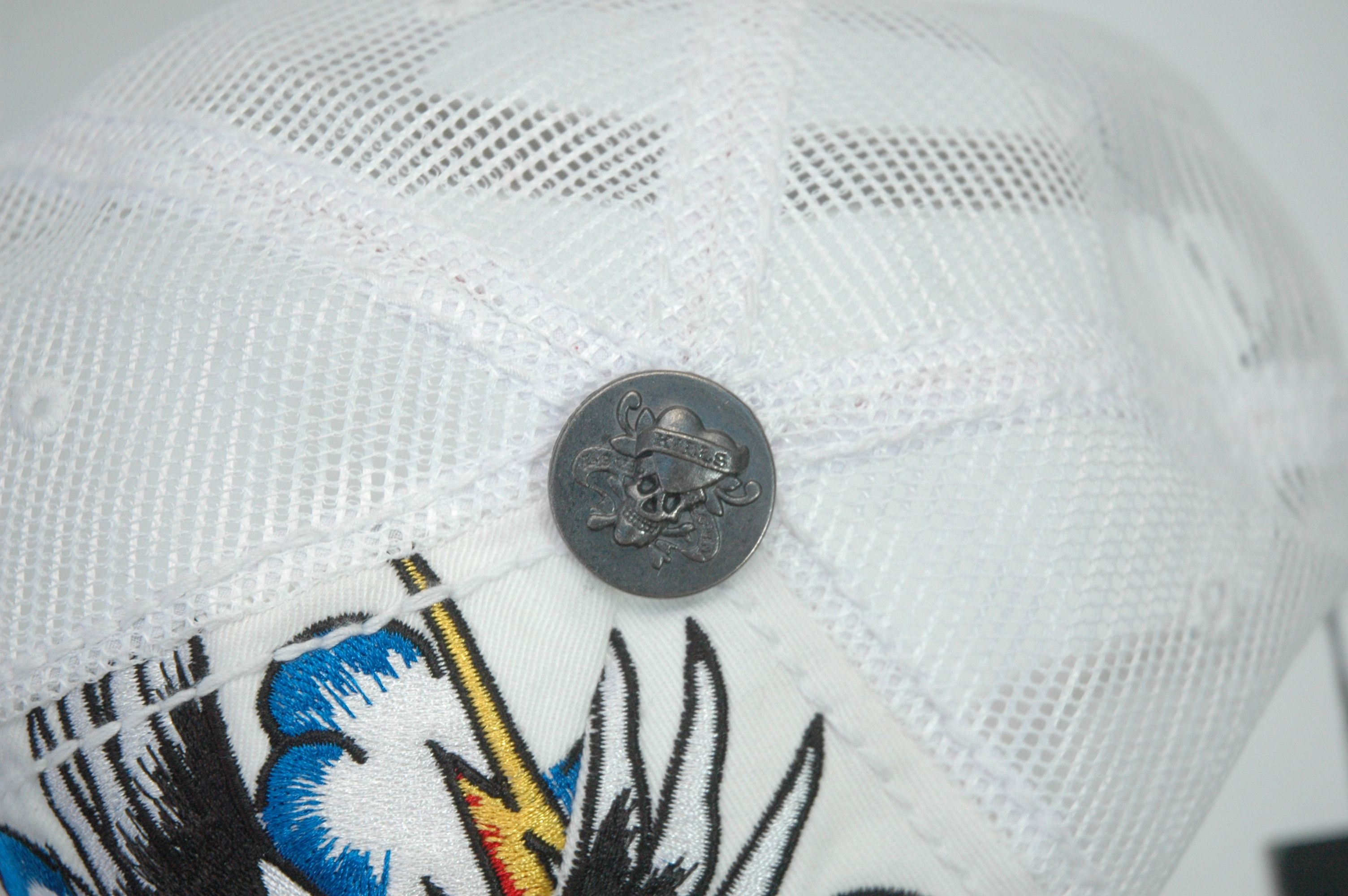 Ed Hardy NWT Ed Hardy Christian Audigier 77 Tattoo Eagle Cap Size ONE SIZE - 11 Thumbnail