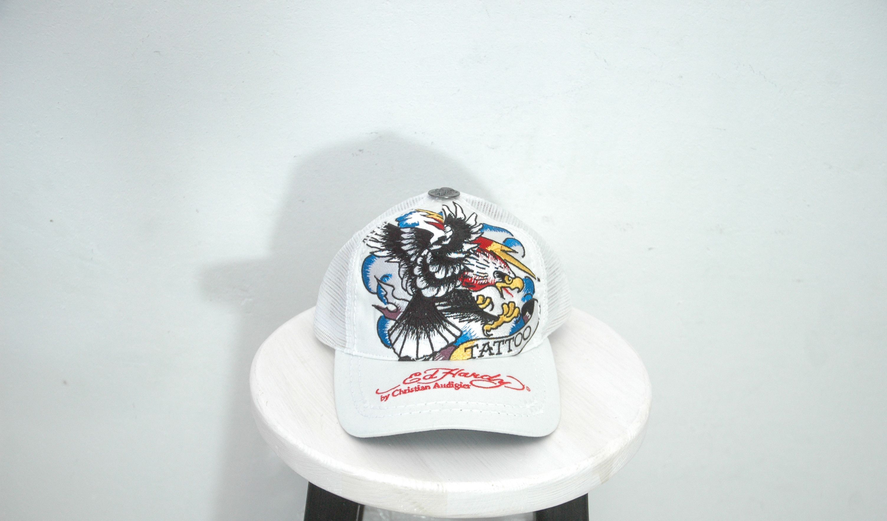Ed Hardy NWT Ed Hardy Christian Audigier 77 Tattoo Eagle Cap Size ONE SIZE - 1 Thumbnail