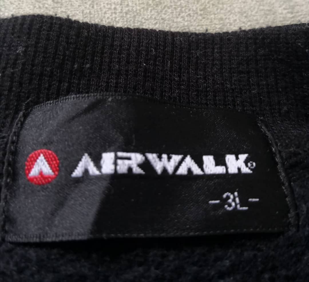 Airwalk Airwalk Big Spellout Logo Oversize Jumper Size US XXL / EU 58 / 5 - 2 Thumbnail