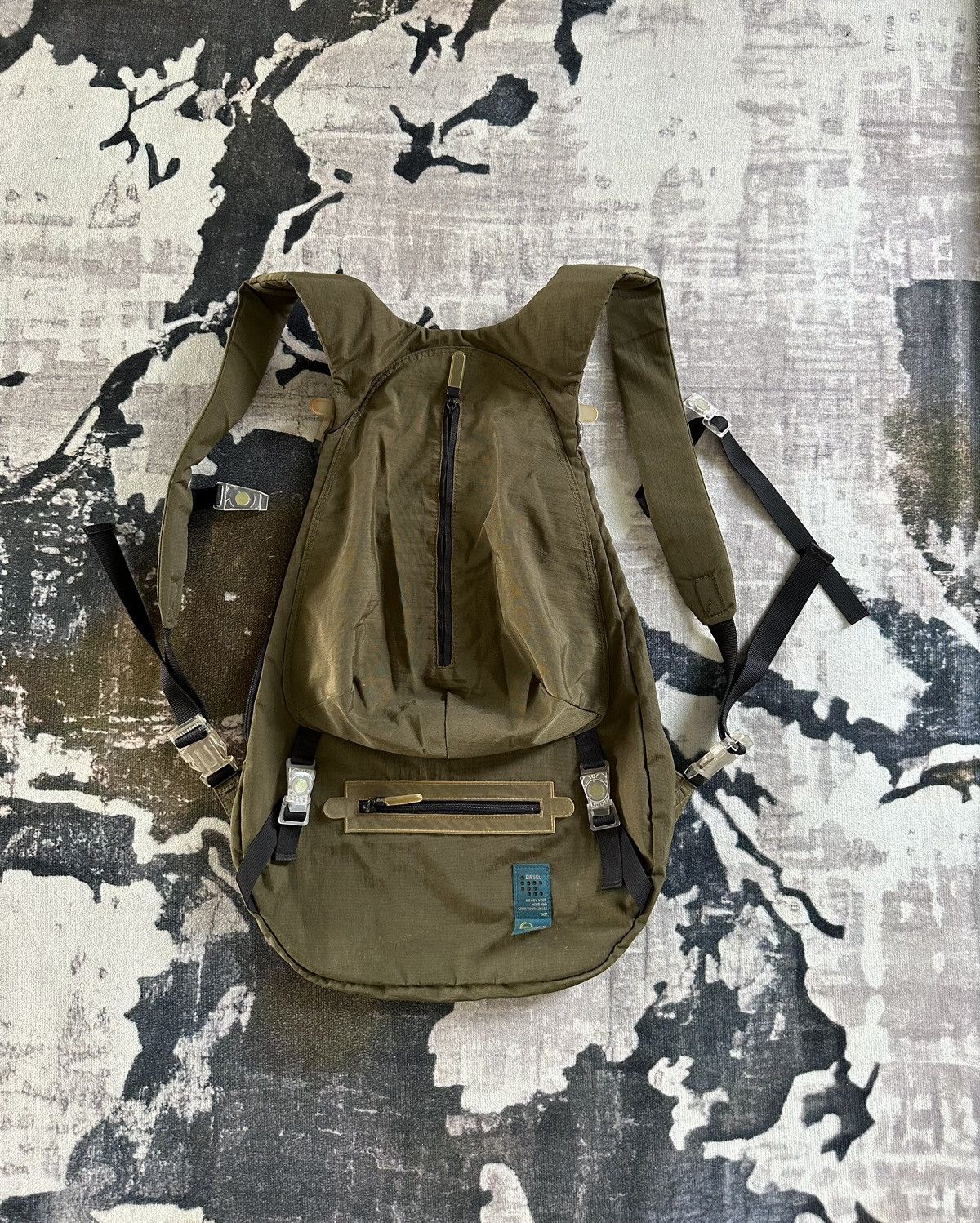 Diesel Rare Vintage Diesel ballistic nylon parachute bag Size ONE SIZE - 1 Thumbnail