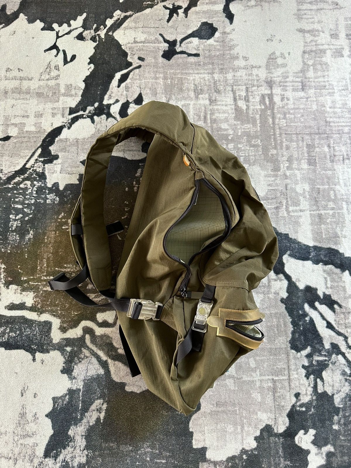 Diesel Rare Vintage Diesel ballistic nylon parachute bag Size ONE SIZE - 10 Thumbnail
