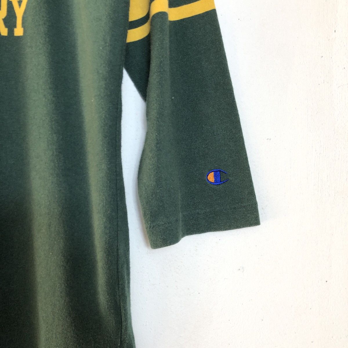 Beams Plus × Champion × Vintage Vintage Champion Running Man Vermont Cross Country Raglan Size US L / EU 52-54 / 3 - 4 Thumbnail