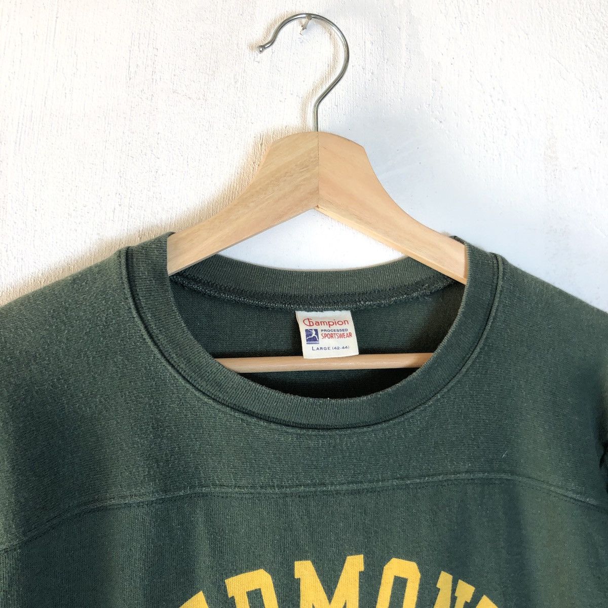Beams Plus × Champion × Vintage Vintage Champion Running Man Vermont Cross Country Raglan Size US L / EU 52-54 / 3 - 3 Thumbnail