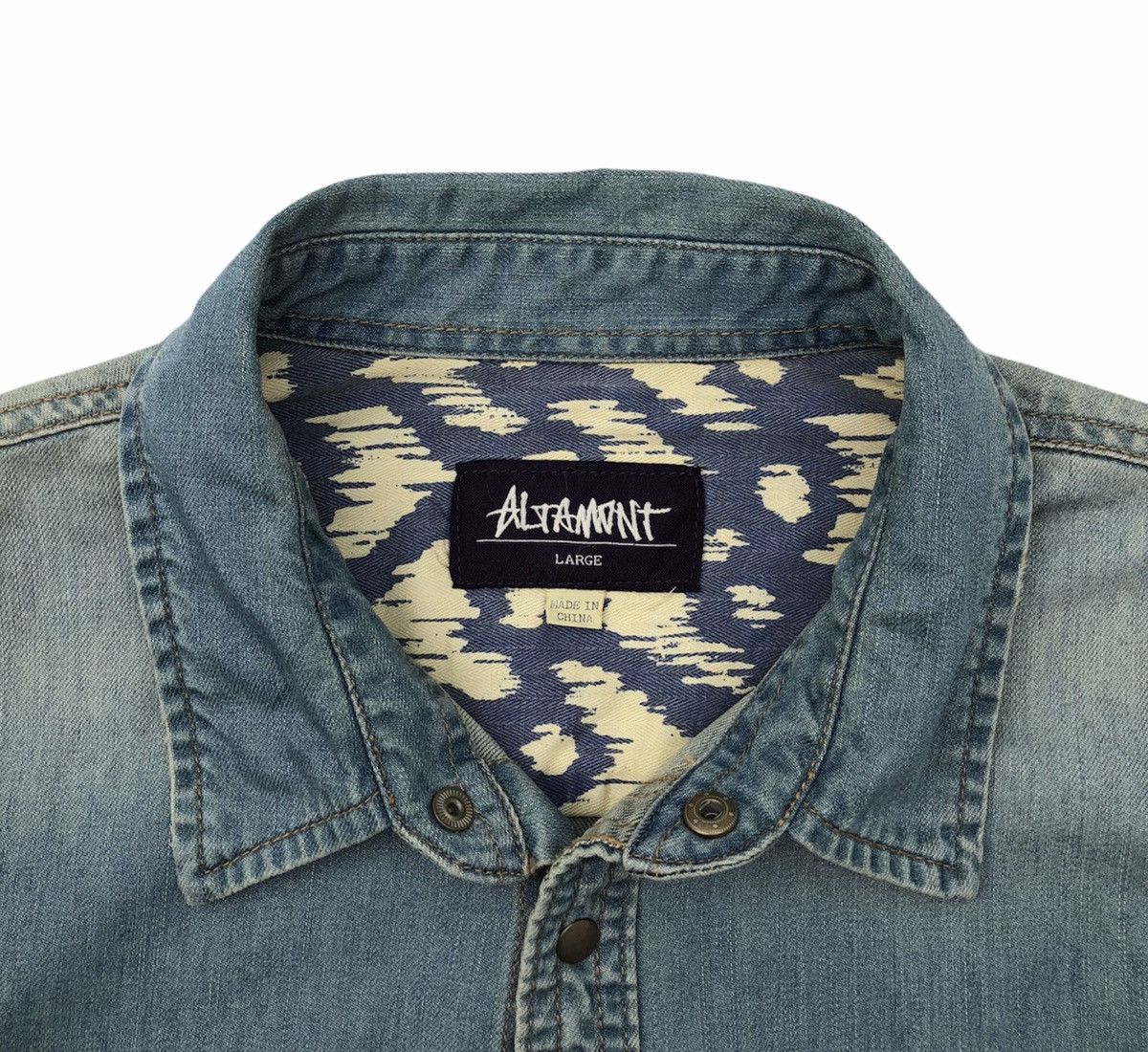 Altamont 🔥Altamont Long Sleeves Button Snap Denim Shirt Size US M / EU 48-50 / 2 - 8 Thumbnail