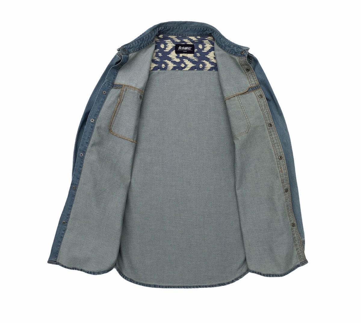 Altamont 🔥Altamont Long Sleeves Button Snap Denim Shirt Size US M / EU 48-50 / 2 - 7 Thumbnail