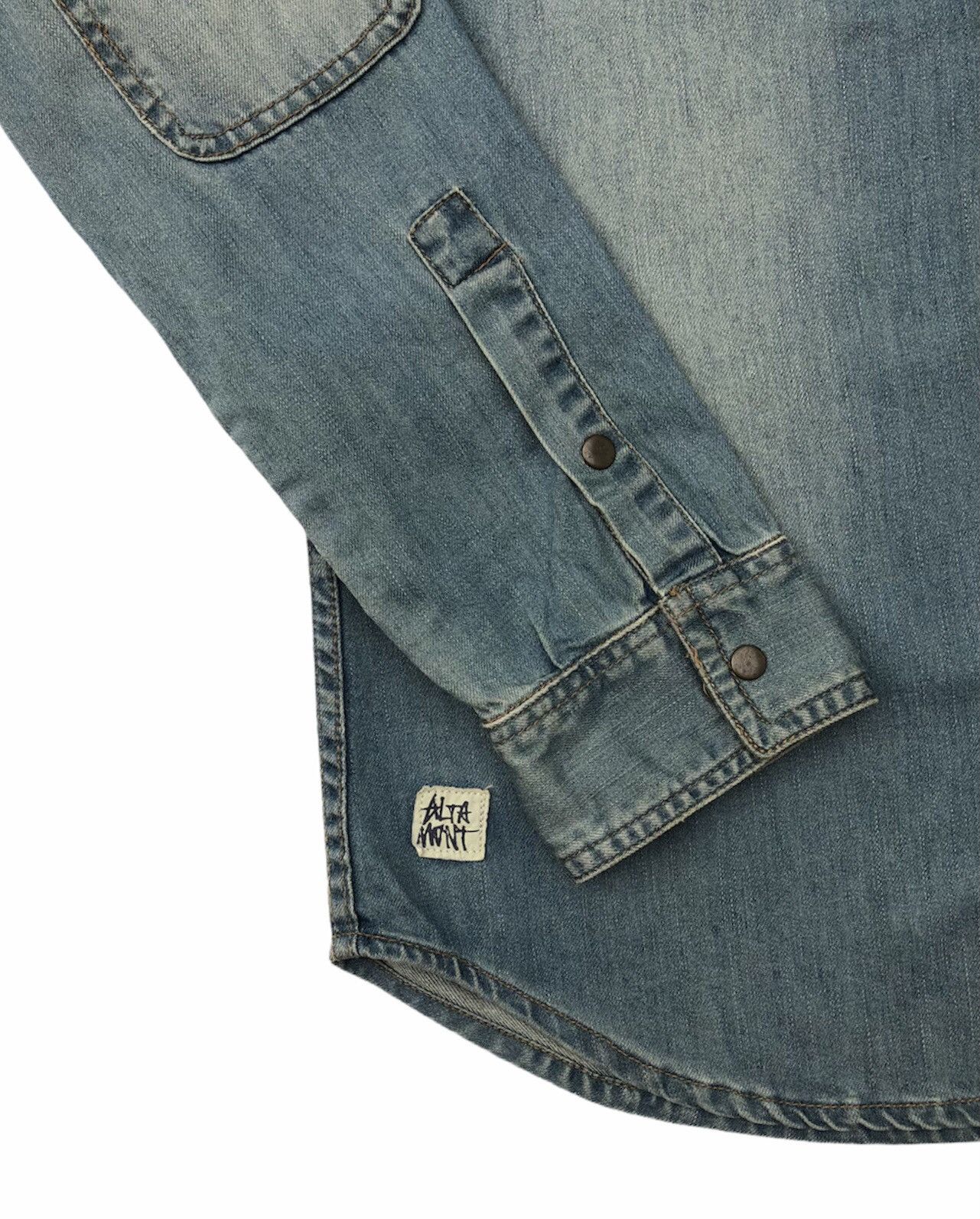 Altamont 🔥Altamont Long Sleeves Button Snap Denim Shirt Size US M / EU 48-50 / 2 - 5 Thumbnail