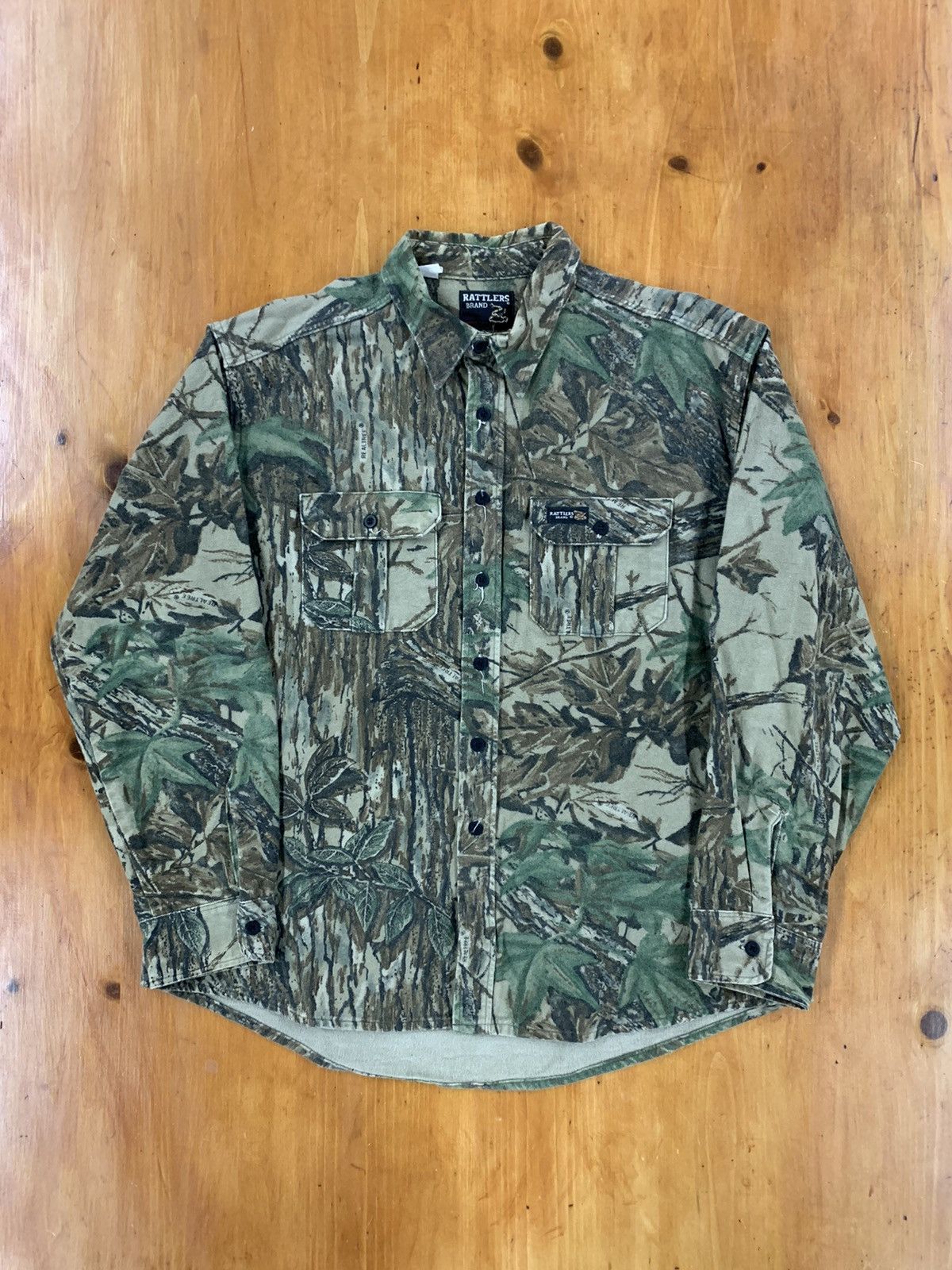 Rattlers Camo Button Up