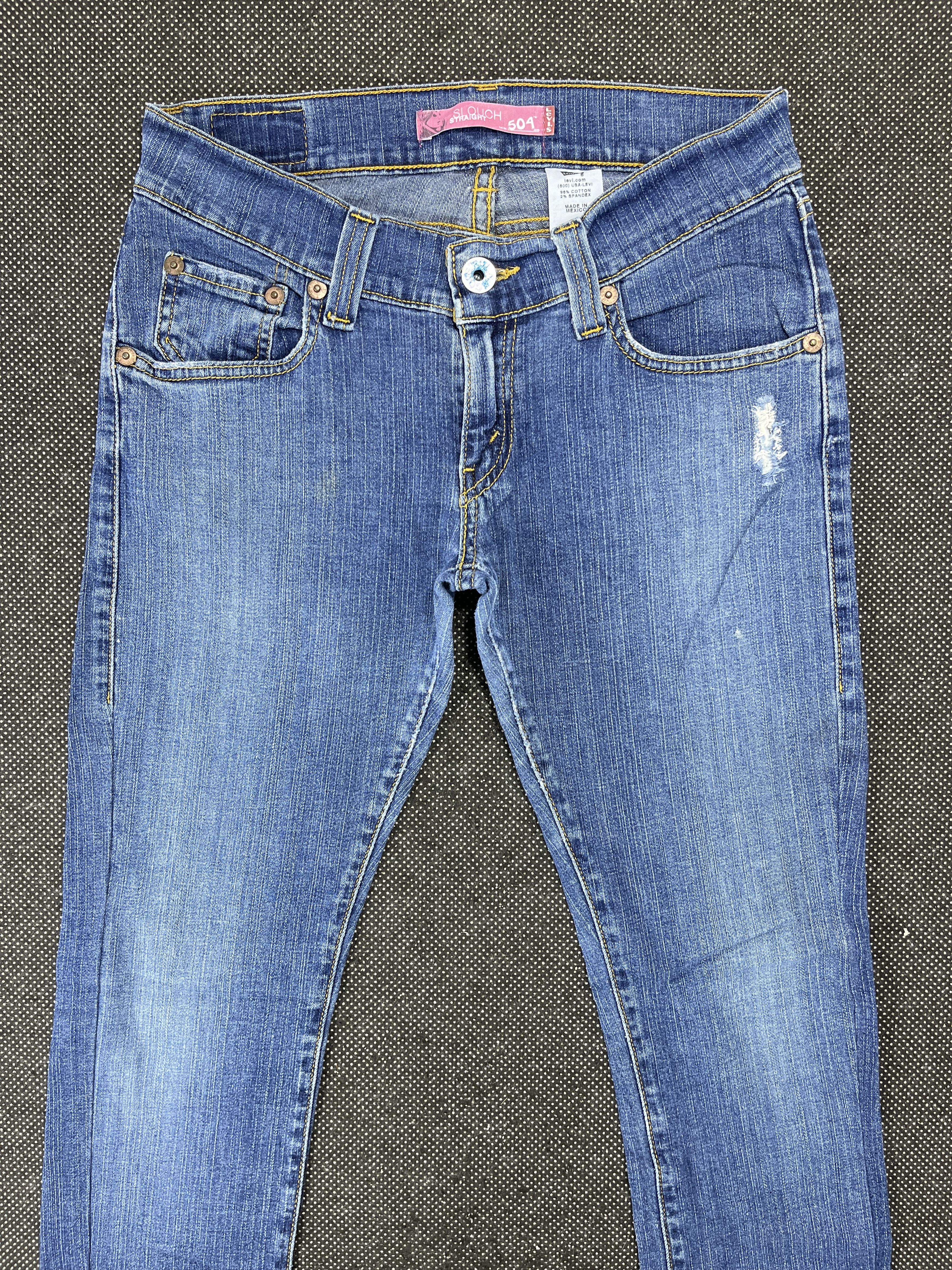 Levi's × Vintage Vintage Levi's 504 Slouch Straight Jeans - JP003 Size 31" - 3 Thumbnail