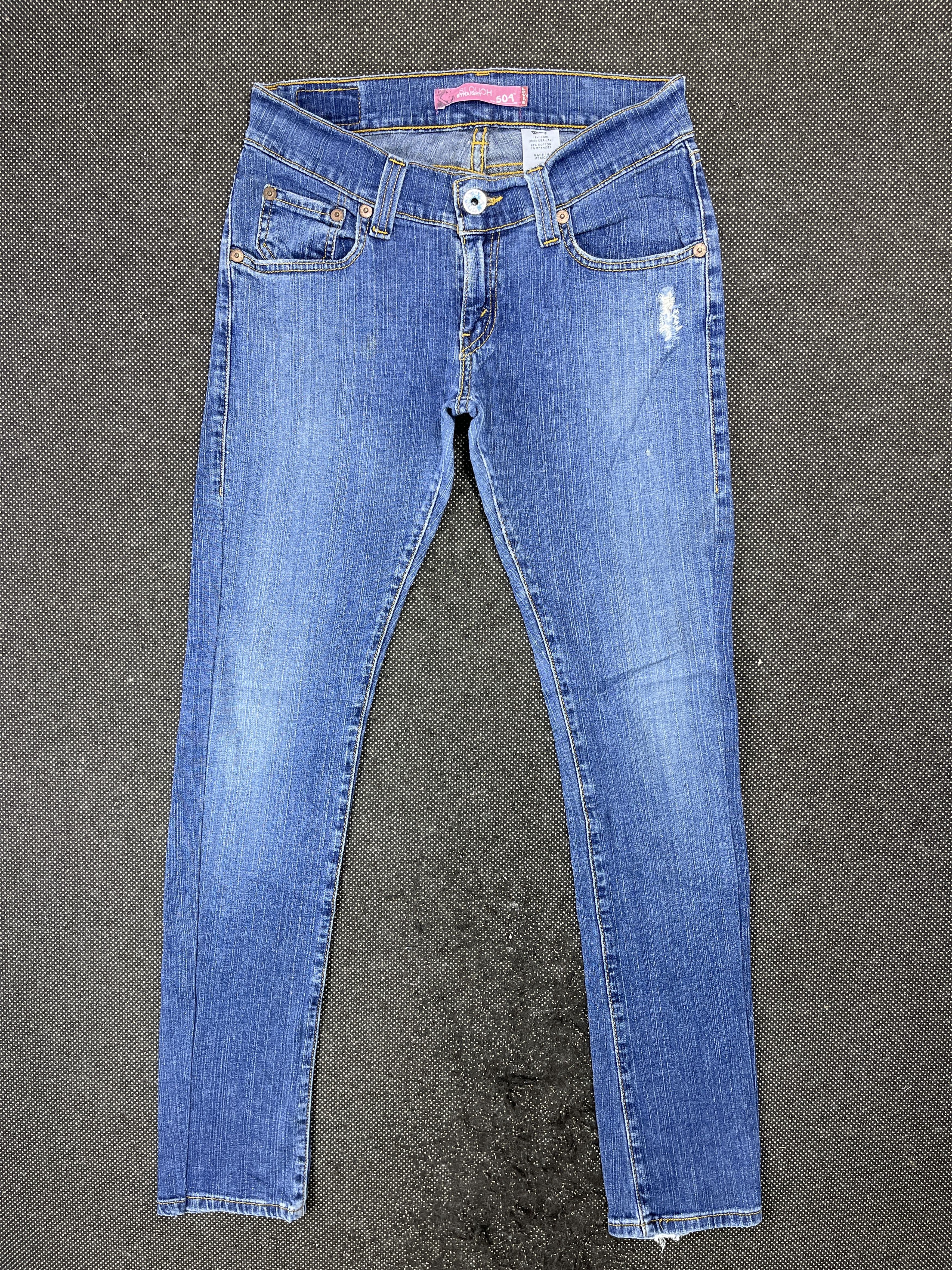 Levi's × Vintage Vintage Levi's 504 Slouch Straight Jeans - JP003 Size 31" - 1 Thumbnail