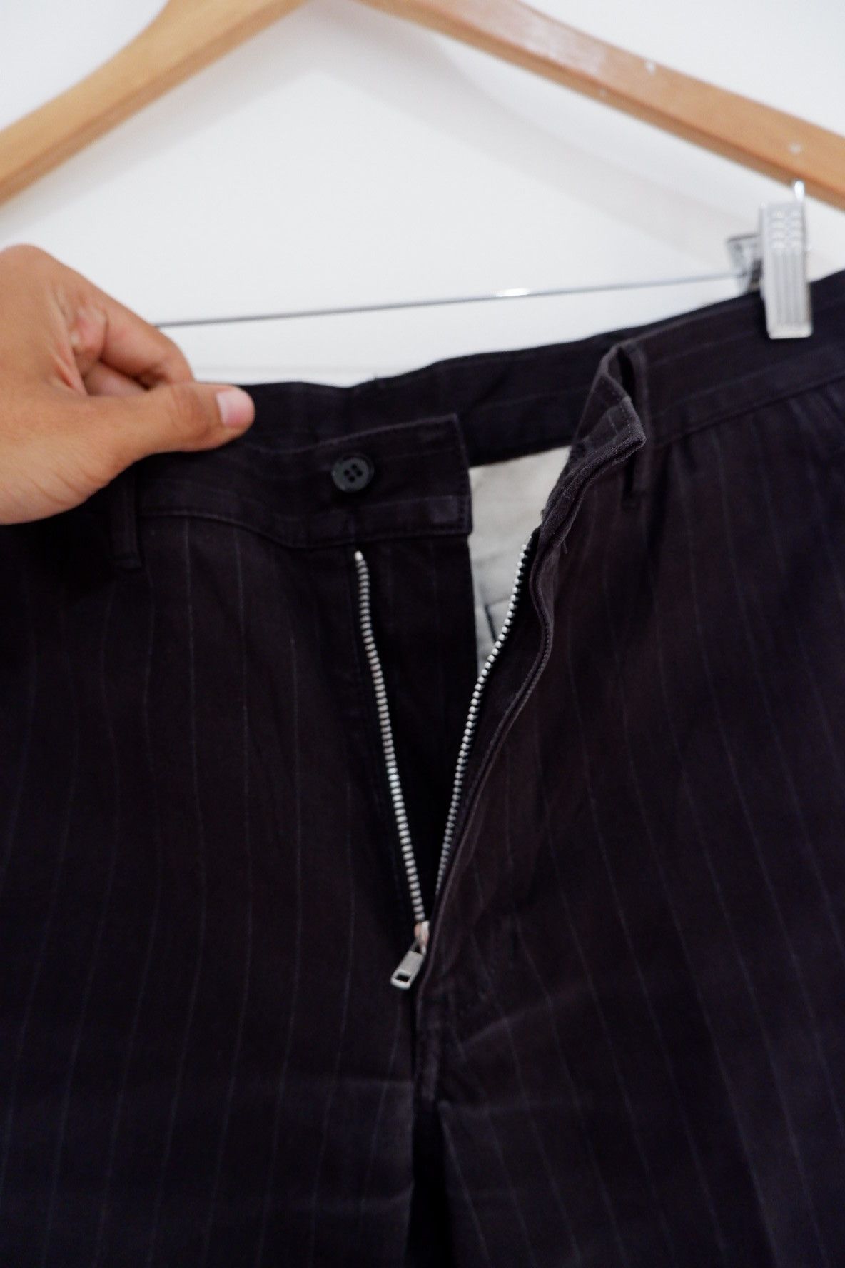 Comme des Garcons Homme Plus AD2003 Comme Des Garcons Homme Plus Striped Pants Size US 30 / EU 46 - 4 Thumbnail