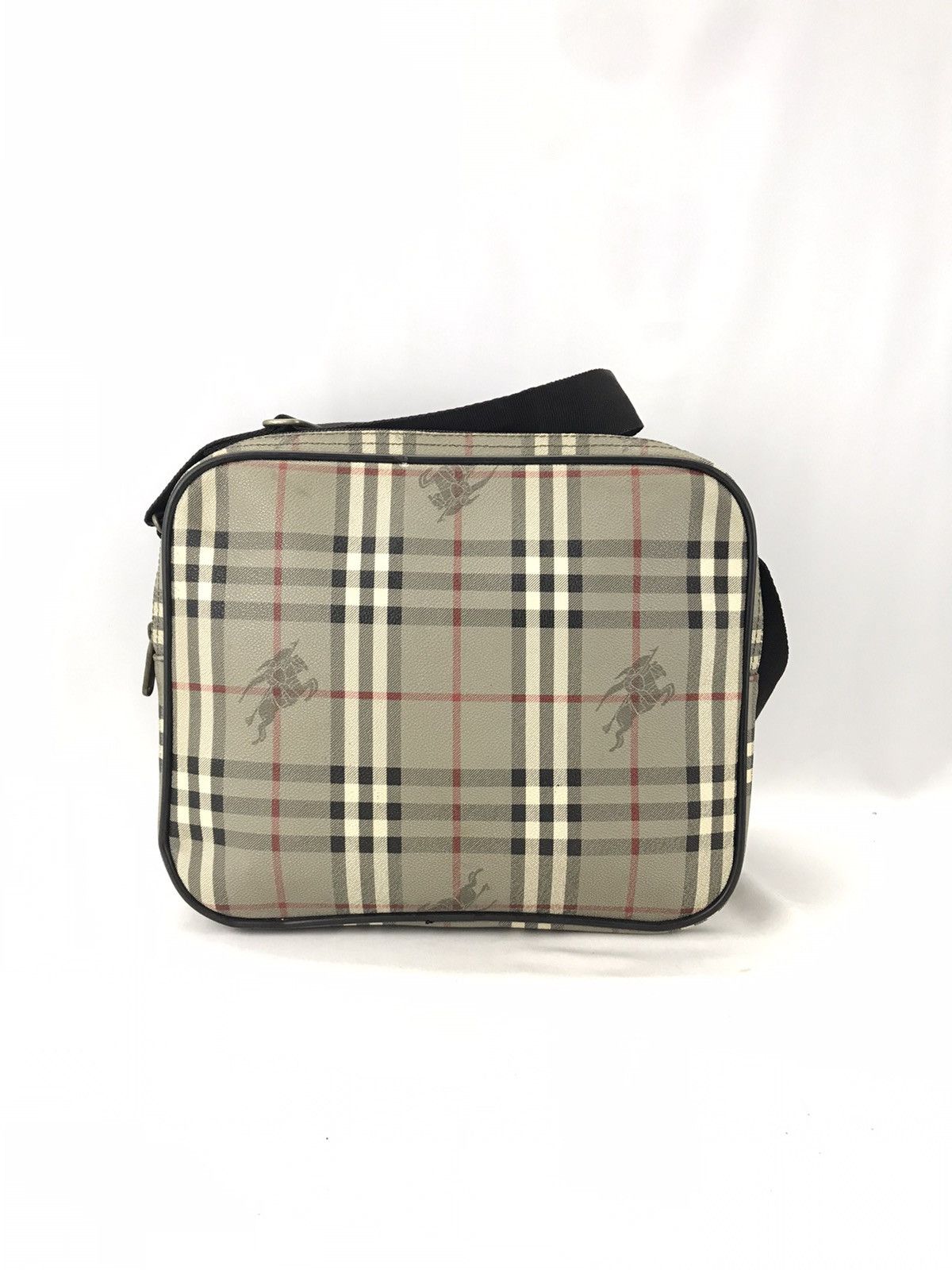 Burberry 🔥Vintage Burberrys Travel Bag mesengger Bag Size ONE SIZE - 5 Thumbnail