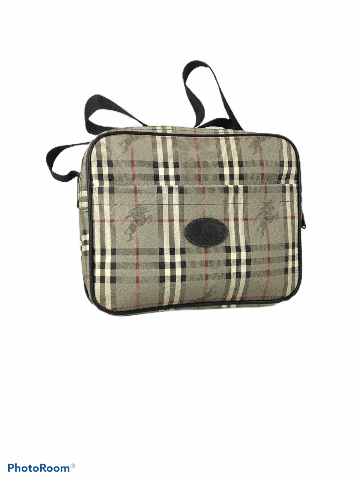 Burberry 🔥Vintage Burberrys Travel Bag mesengger Bag Size ONE SIZE - 2 Thumbnail