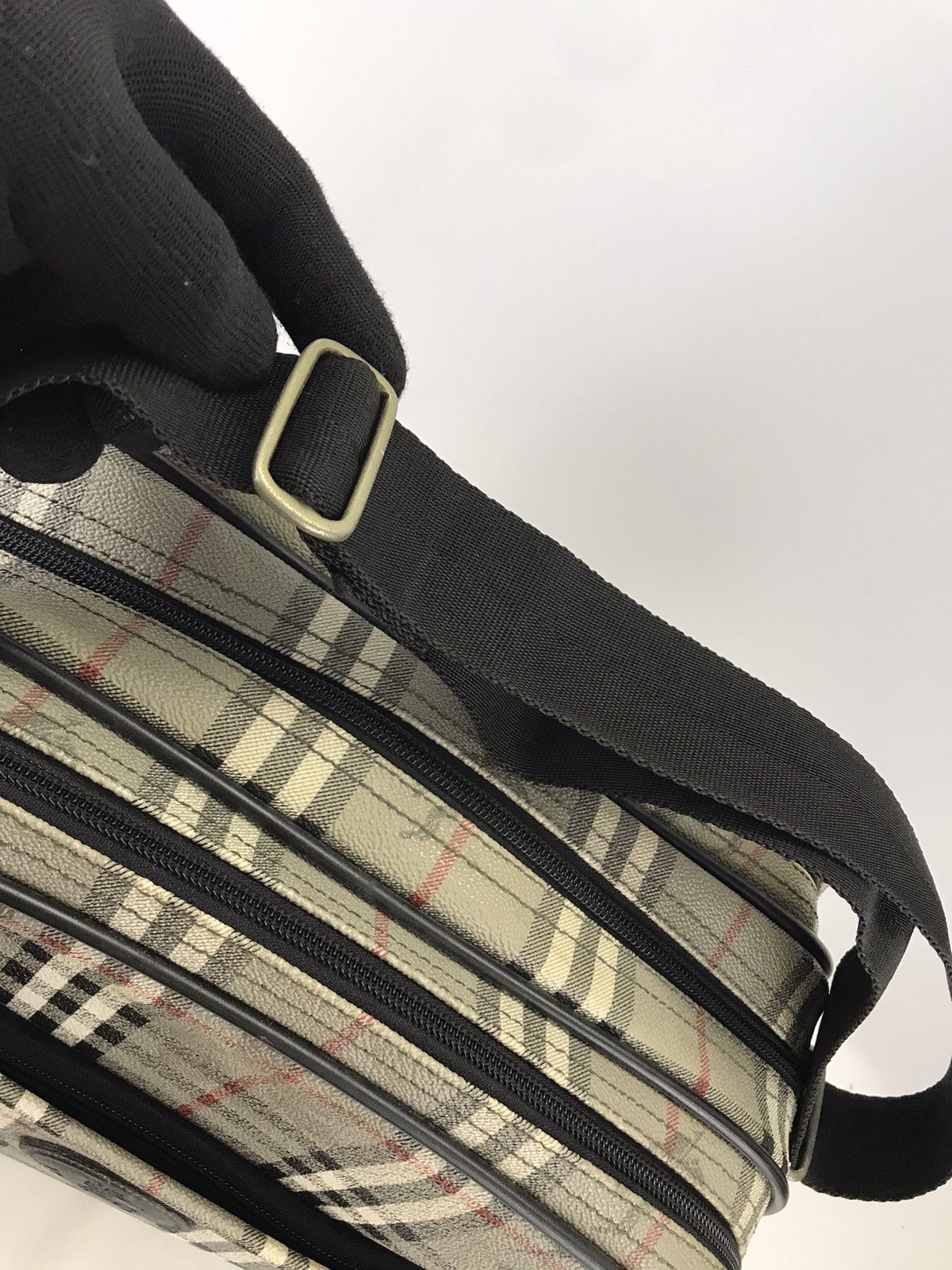 Burberry 🔥Vintage Burberrys Travel Bag mesengger Bag Size ONE SIZE - 23 Thumbnail