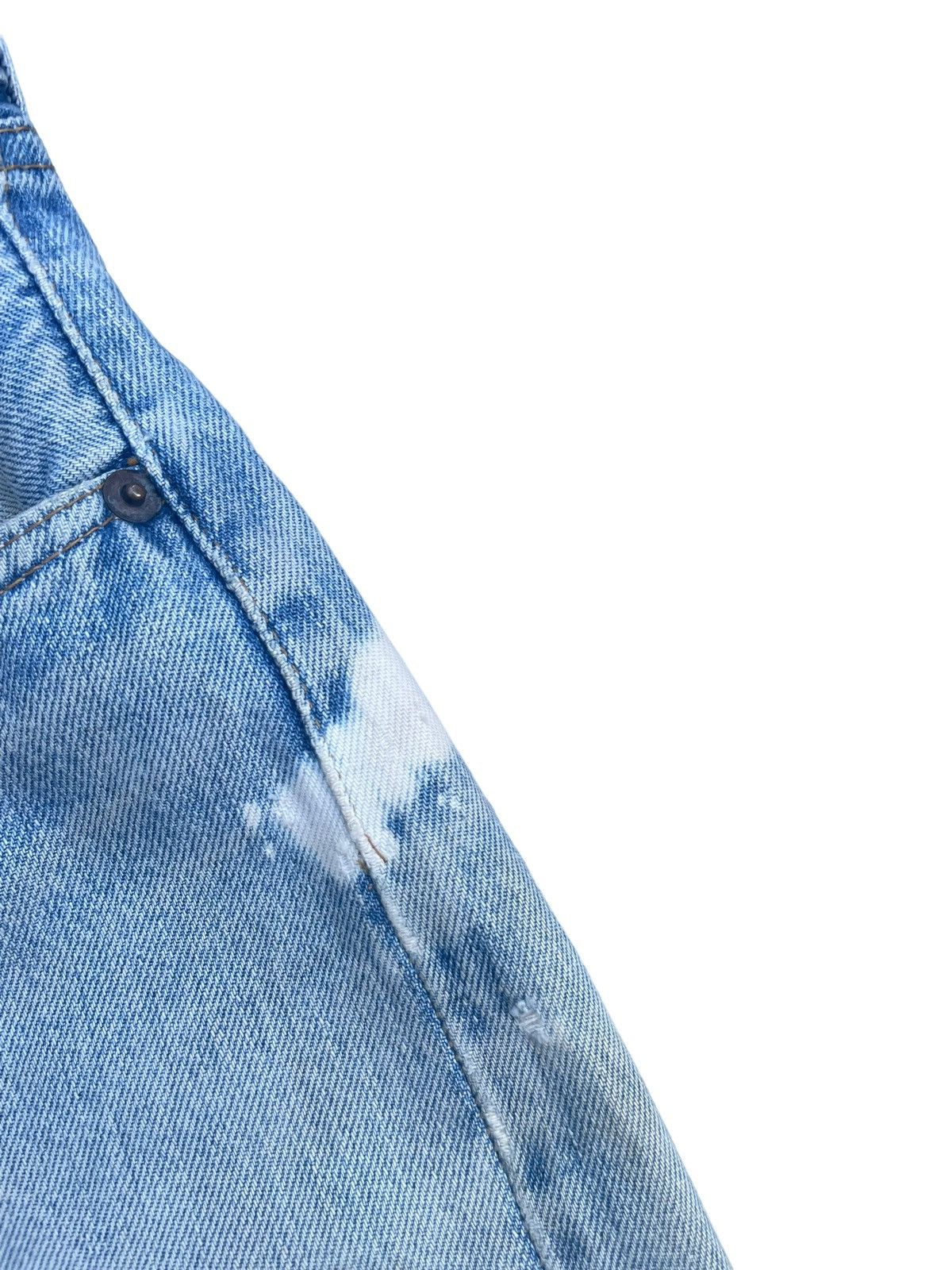 Levi's × Vintage Vintage 1978 Levis 501 e Selvedge Distresed & Rework Size US 31 - 6 Thumbnail