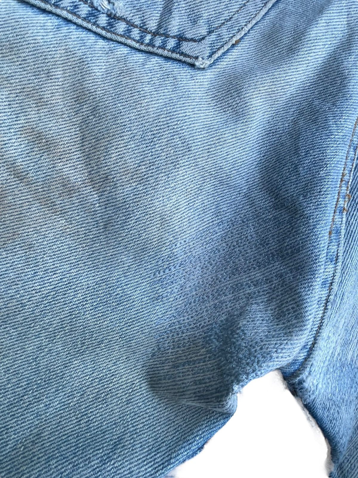 Levi's × Vintage Vintage 1978 Levis 501 e Selvedge Distresed & Rework Size US 31 - 13 Thumbnail