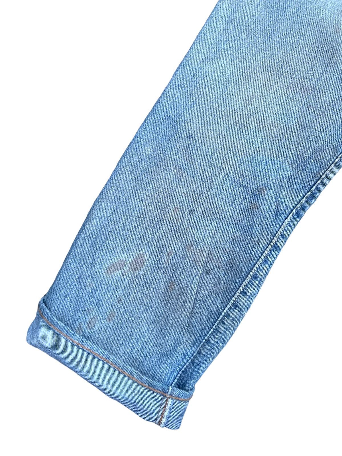 Levi's × Vintage Vintage 1978 Levis 501 e Selvedge Distresed & Rework Size US 31 - 10 Thumbnail