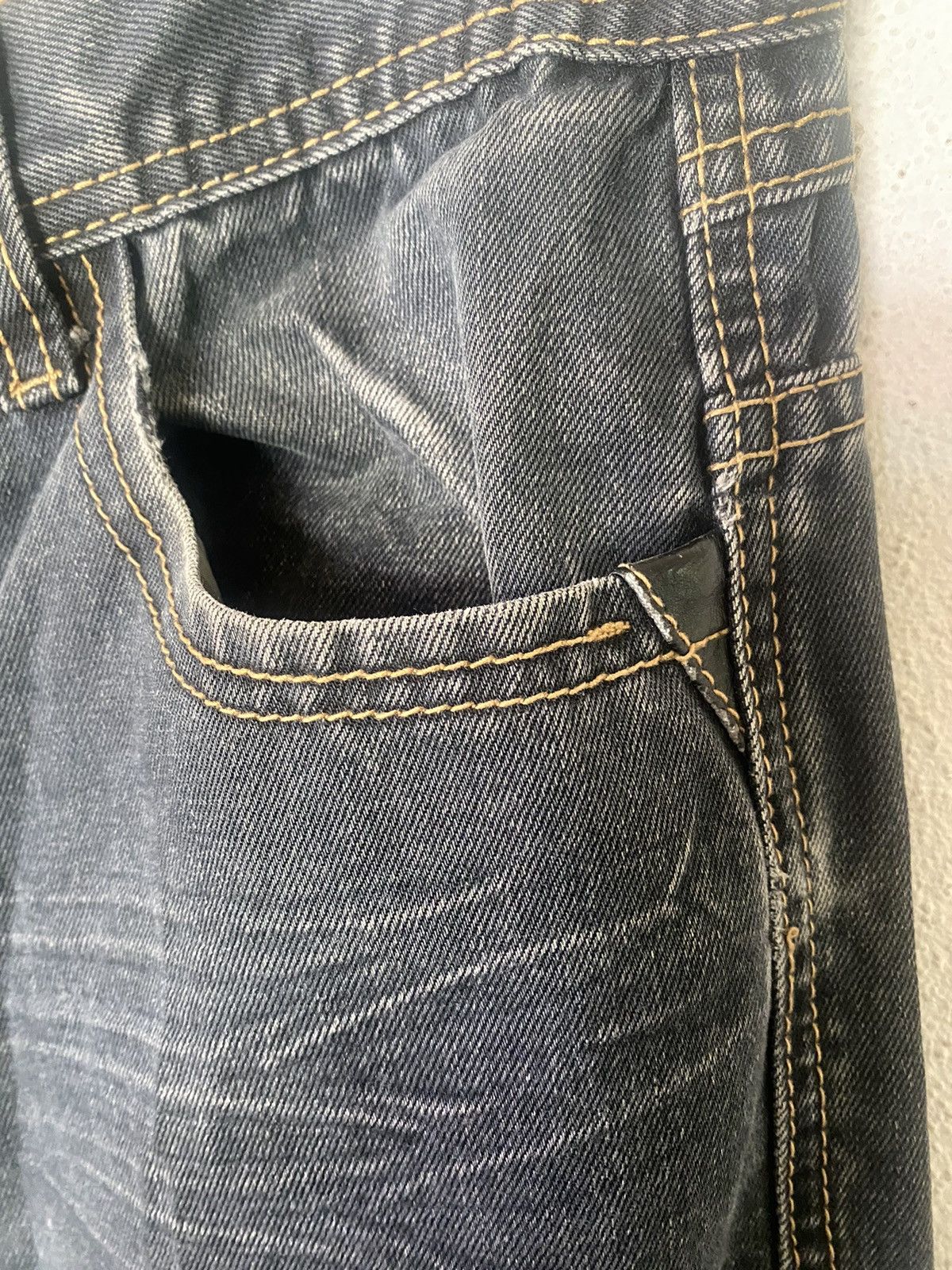Vintage LAMASINI JEANS Distressed Style Size US 31 - 3 Thumbnail