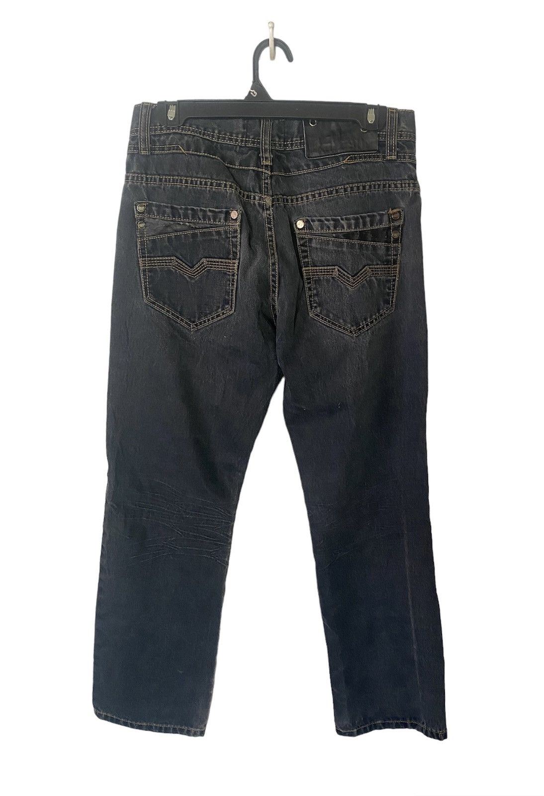 Vintage LAMASINI JEANS Distressed Style Size US 31 - 2 Thumbnail