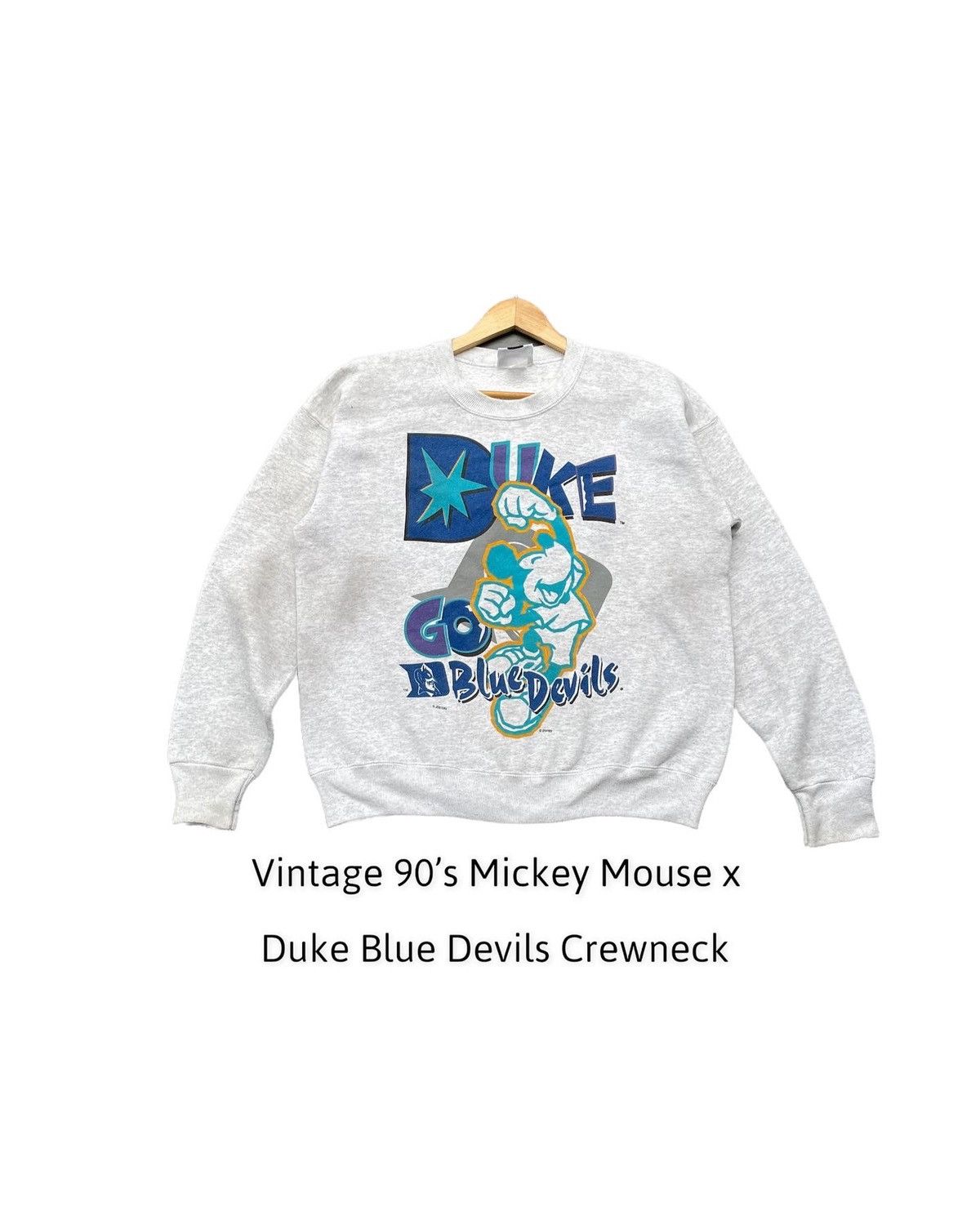 Mickey Mouse Vintage 90’s Mickey Mouse x Duke Blue Devils Size US L / EU 52-54 / 3 - 1 Thumbnail
