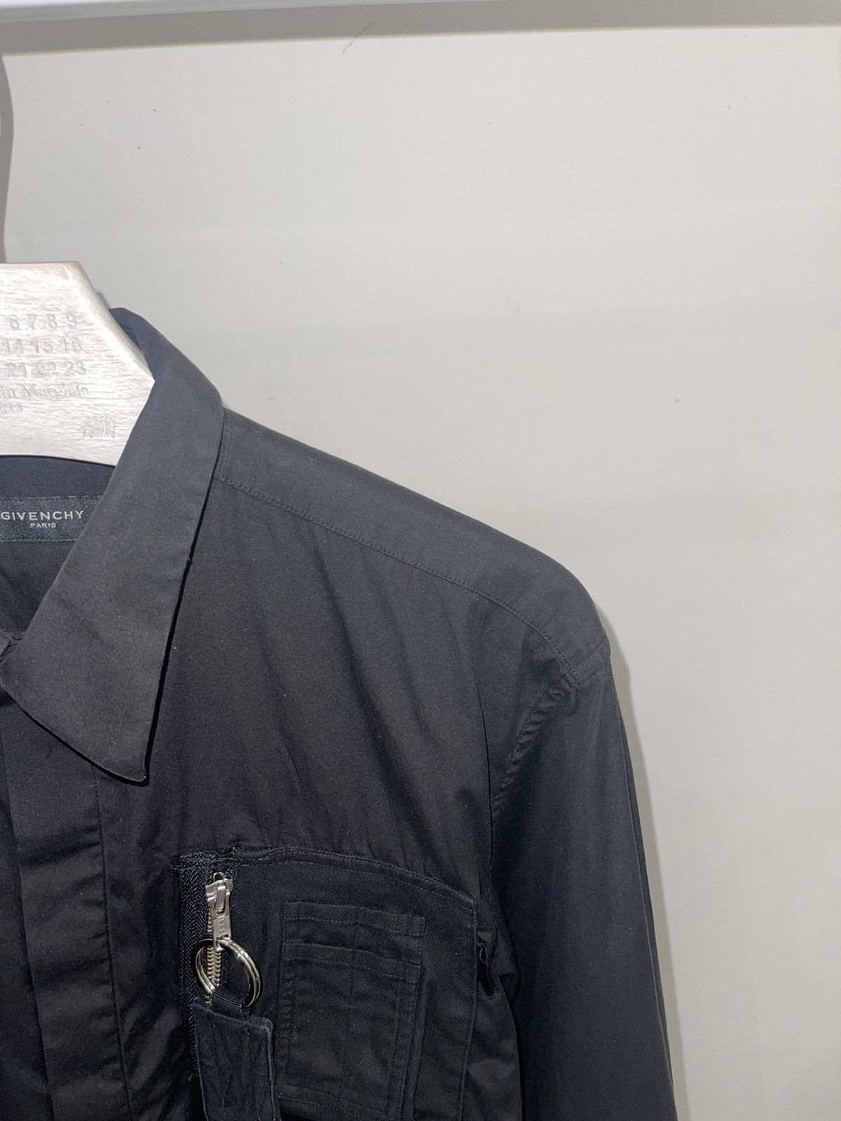 Givenchy FW14 Givenchy Tactical Pocket Button Up Shirt Size US M / EU 48-50 / 2 - 2 Thumbnail