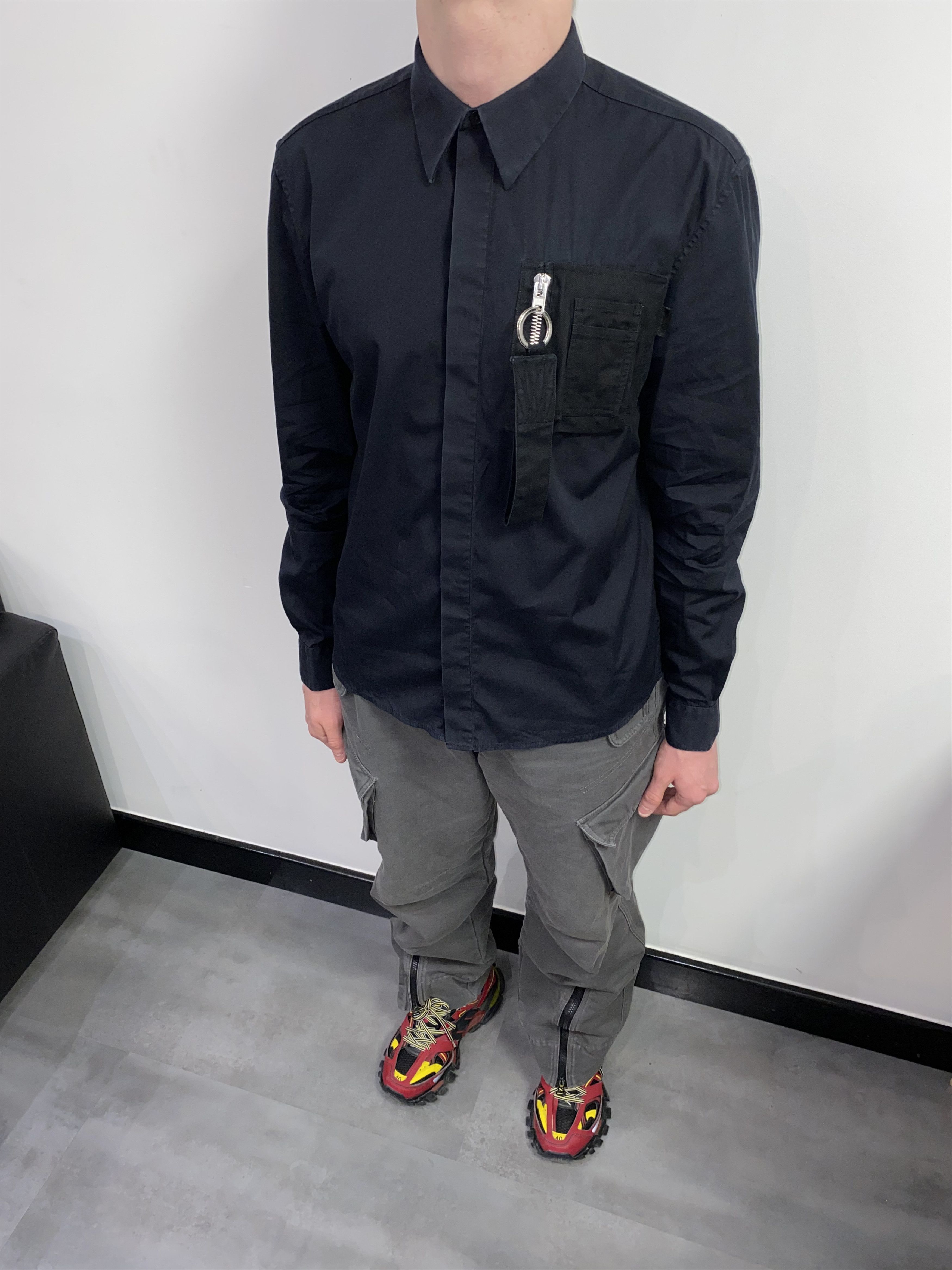 Givenchy FW14 Givenchy Tactical Pocket Button Up Shirt Size US M / EU 48-50 / 2 - 7 Thumbnail