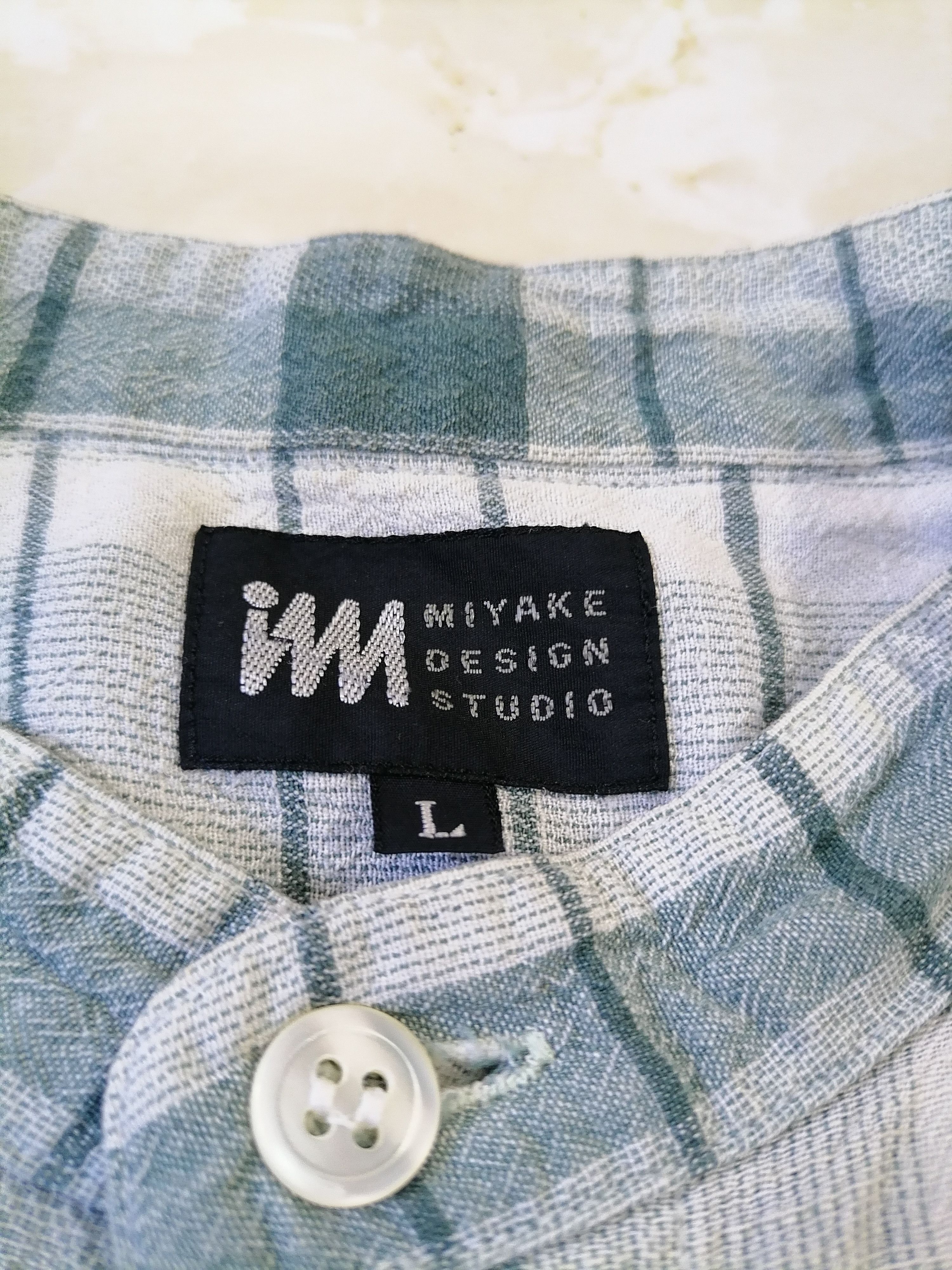Hamilton × Issey Miyake Vintage Issey Miyake X Hamilton Mandarin Collar Shirt Size US L / EU 52-54 / 3 - 7 Thumbnail
