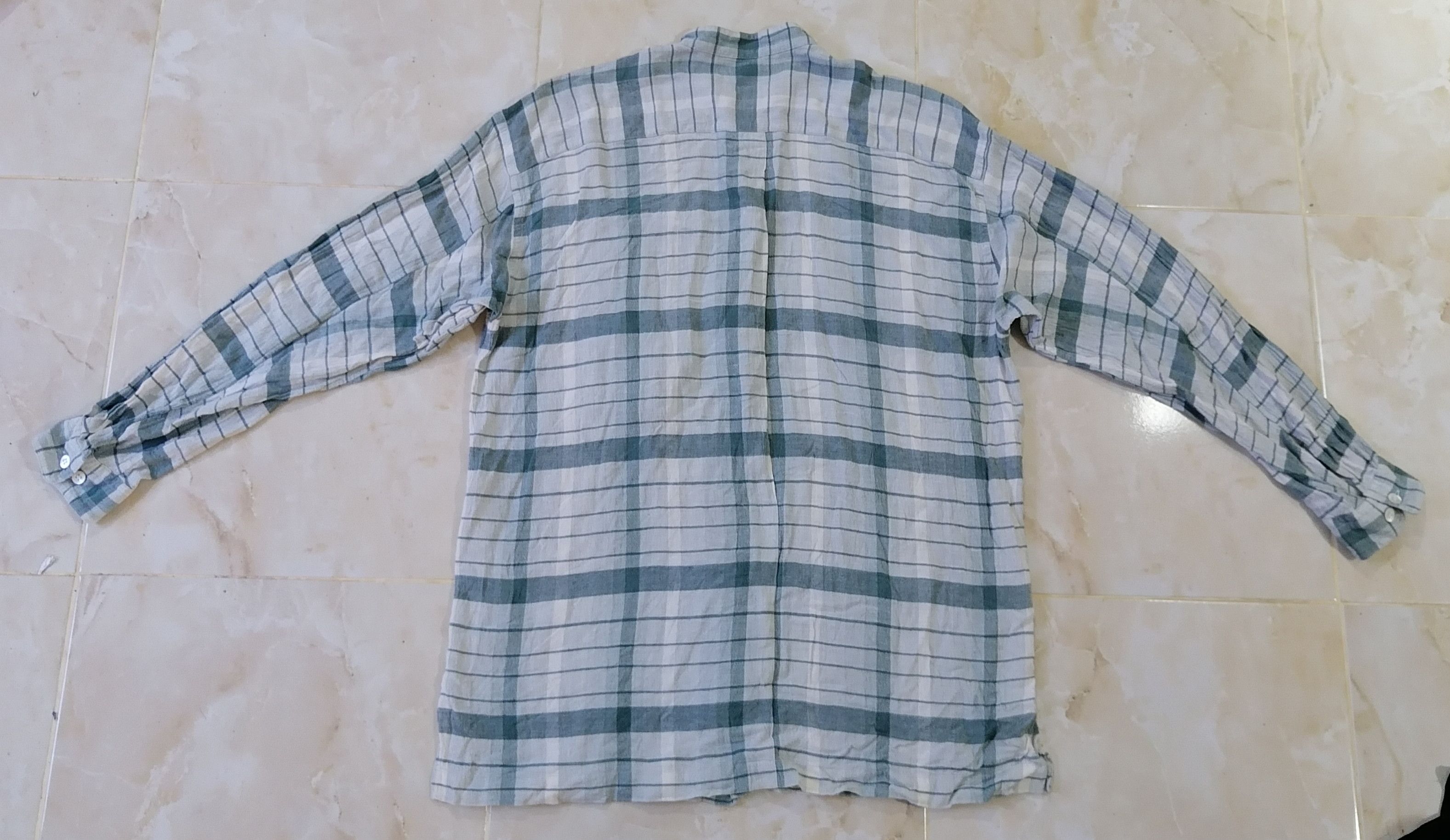 Hamilton × Issey Miyake Vintage Issey Miyake X Hamilton Mandarin Collar Shirt Size US L / EU 52-54 / 3 - 2 Thumbnail
