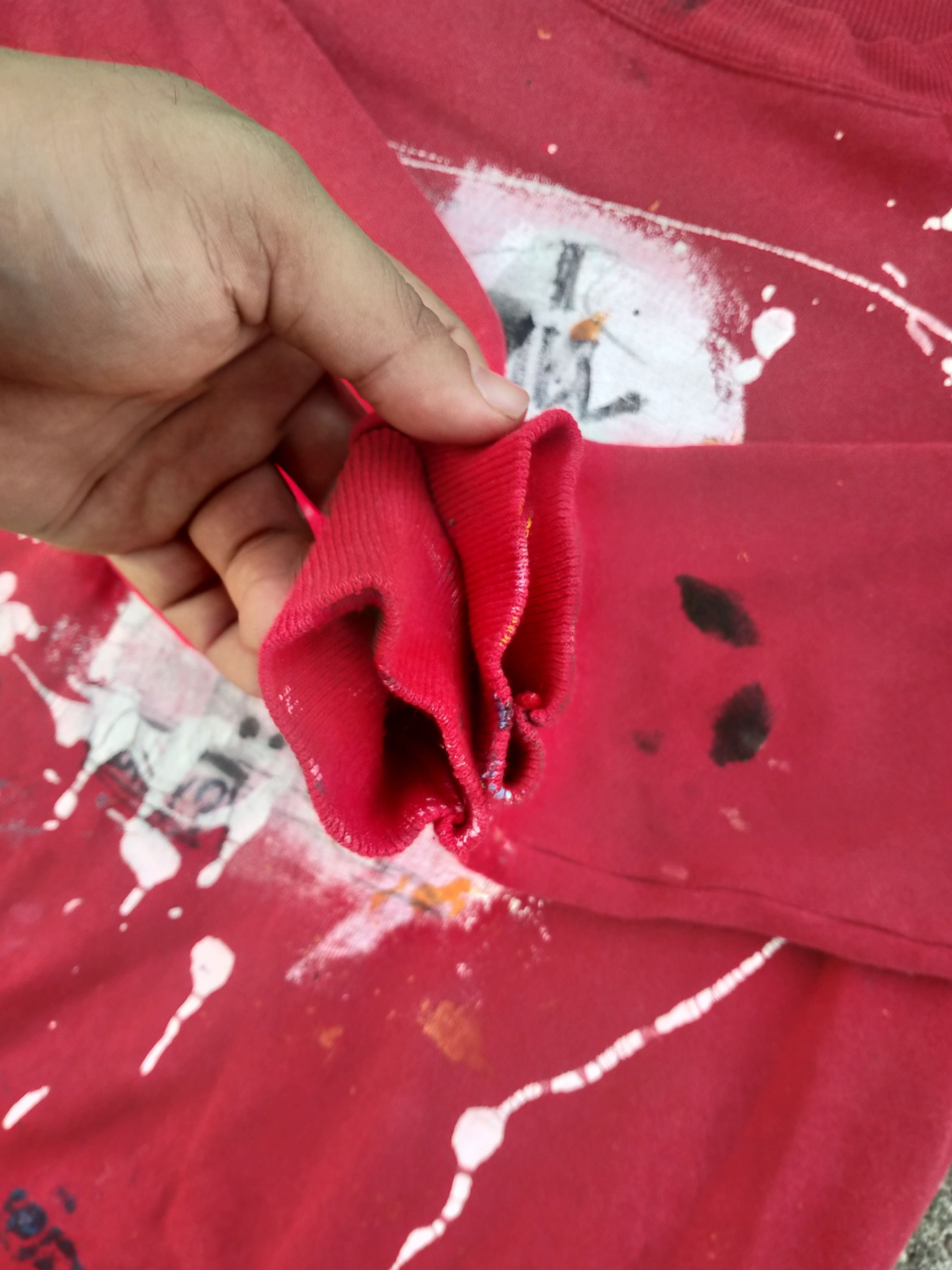Hanes HANES PAINTED SWEATSHIRT Size US M / EU 48-50 / 2 - 4 Thumbnail