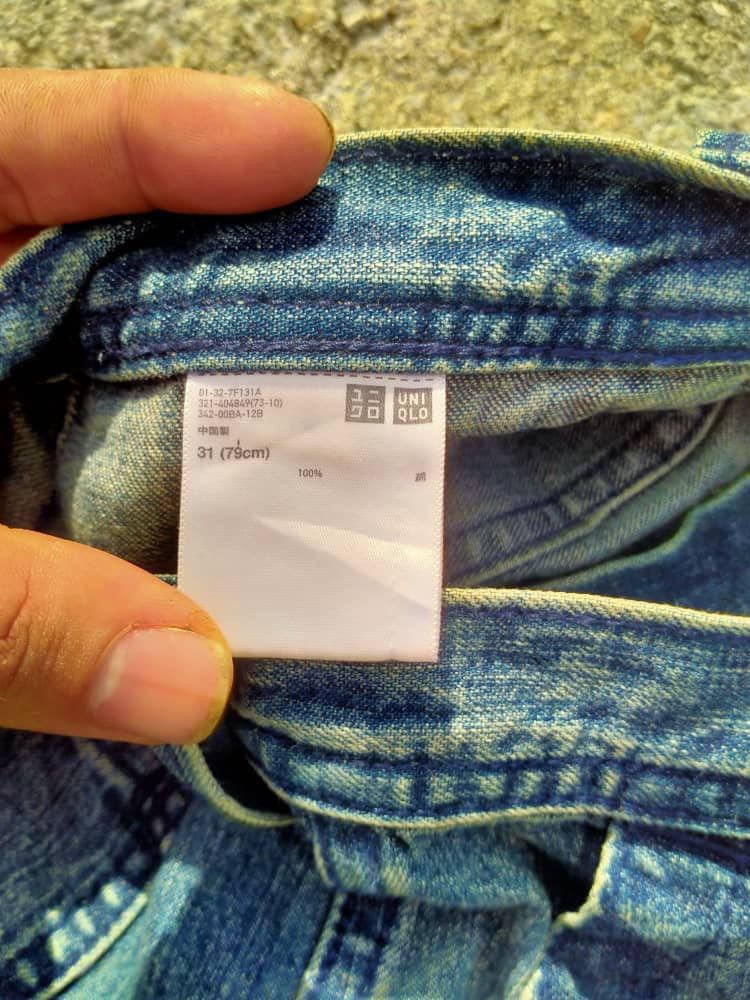 JW Anderson × Uniqlo UNIQLO X J.W.ANDERSON BLUE DENIM PANTS SIZE 32 Size US 32 / EU 48 - 6 Thumbnail