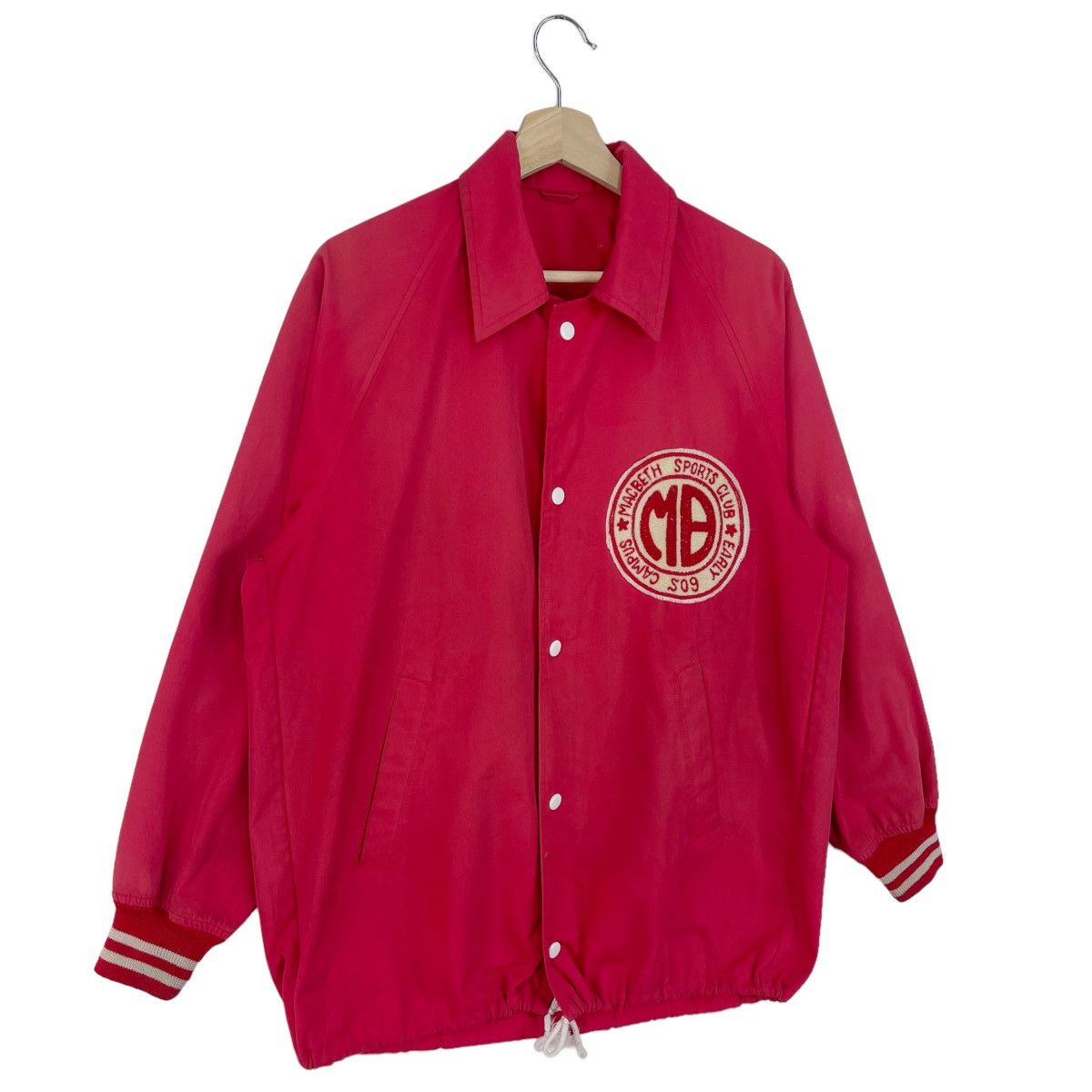 Macbeth × Vintage 90’s Macbeth Snap Button Cotton Coach Jacket Size US M / EU 48-50 / 2 - 3 Thumbnail