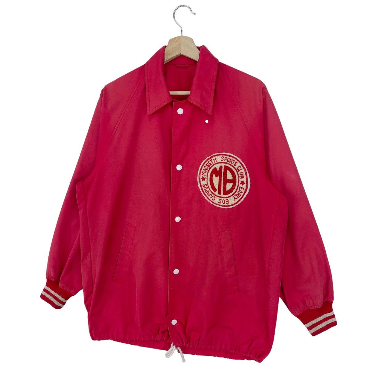 Macbeth × Vintage 90’s Macbeth Snap Button Cotton Coach Jacket Size US M / EU 48-50 / 2 - 2 Thumbnail