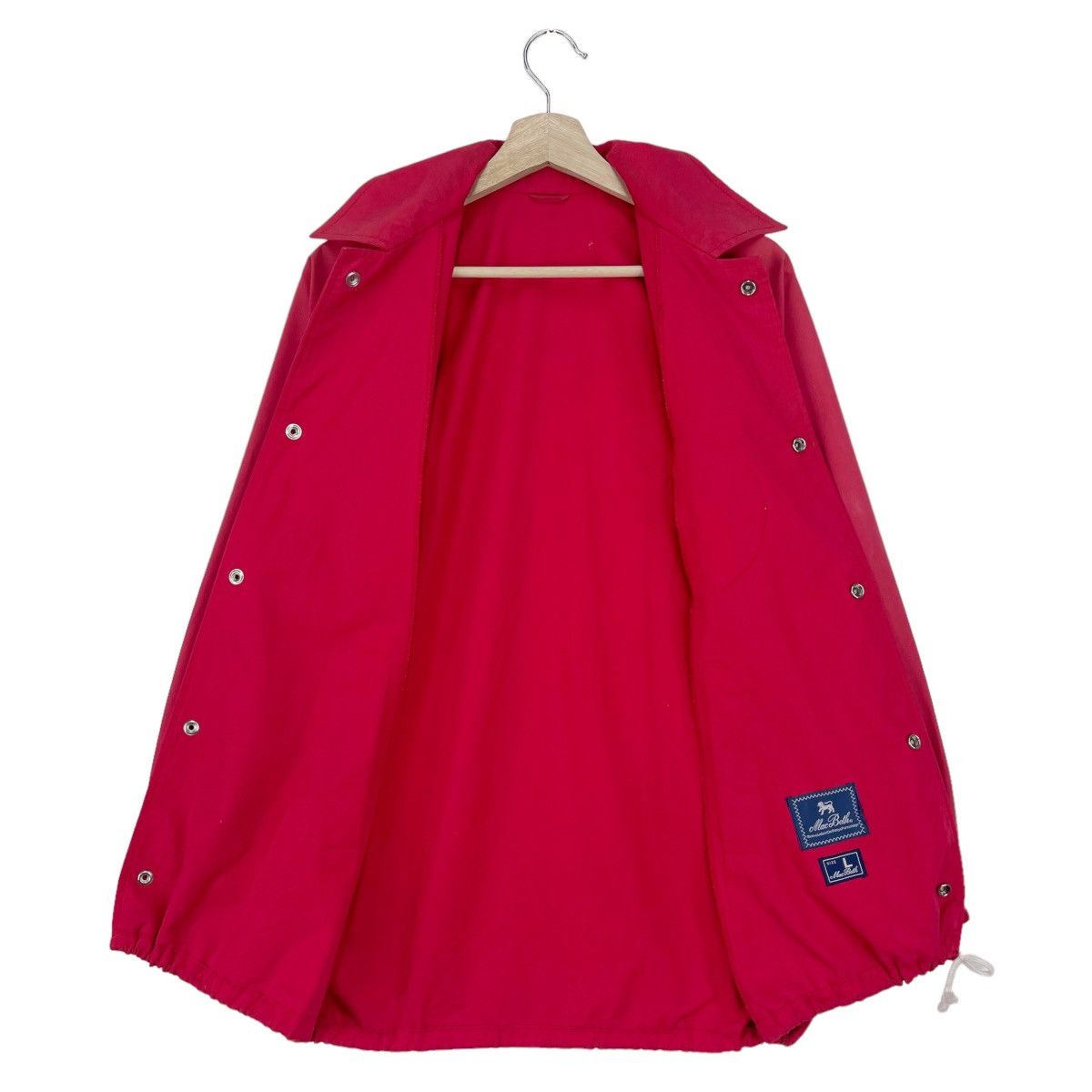 Macbeth × Vintage 90’s Macbeth Snap Button Cotton Coach Jacket Size US M / EU 48-50 / 2 - 5 Thumbnail