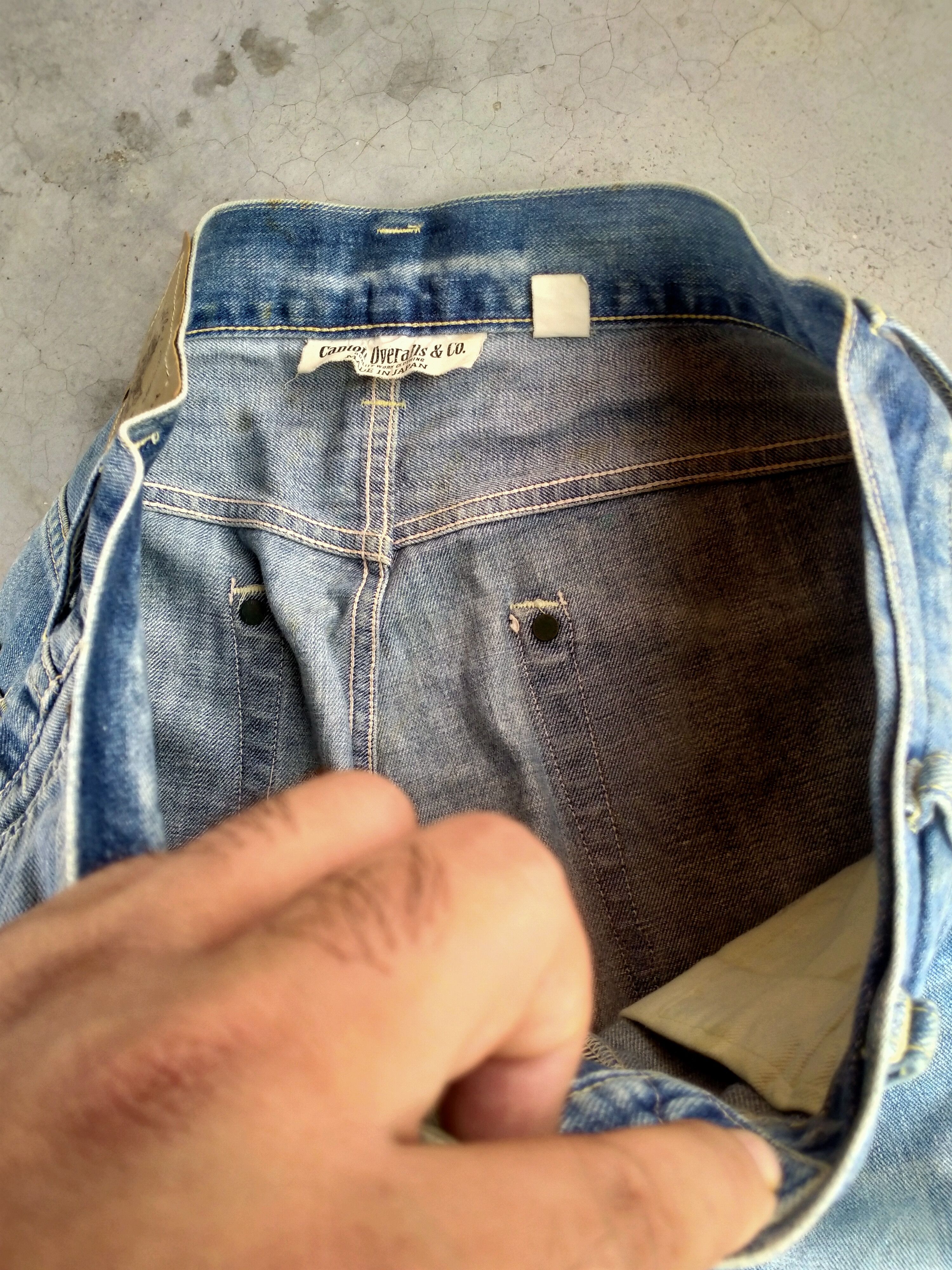 Japanese Brand CANTON OVERALL & CO DENIM Size US 34 / EU 50 - 13 Thumbnail
