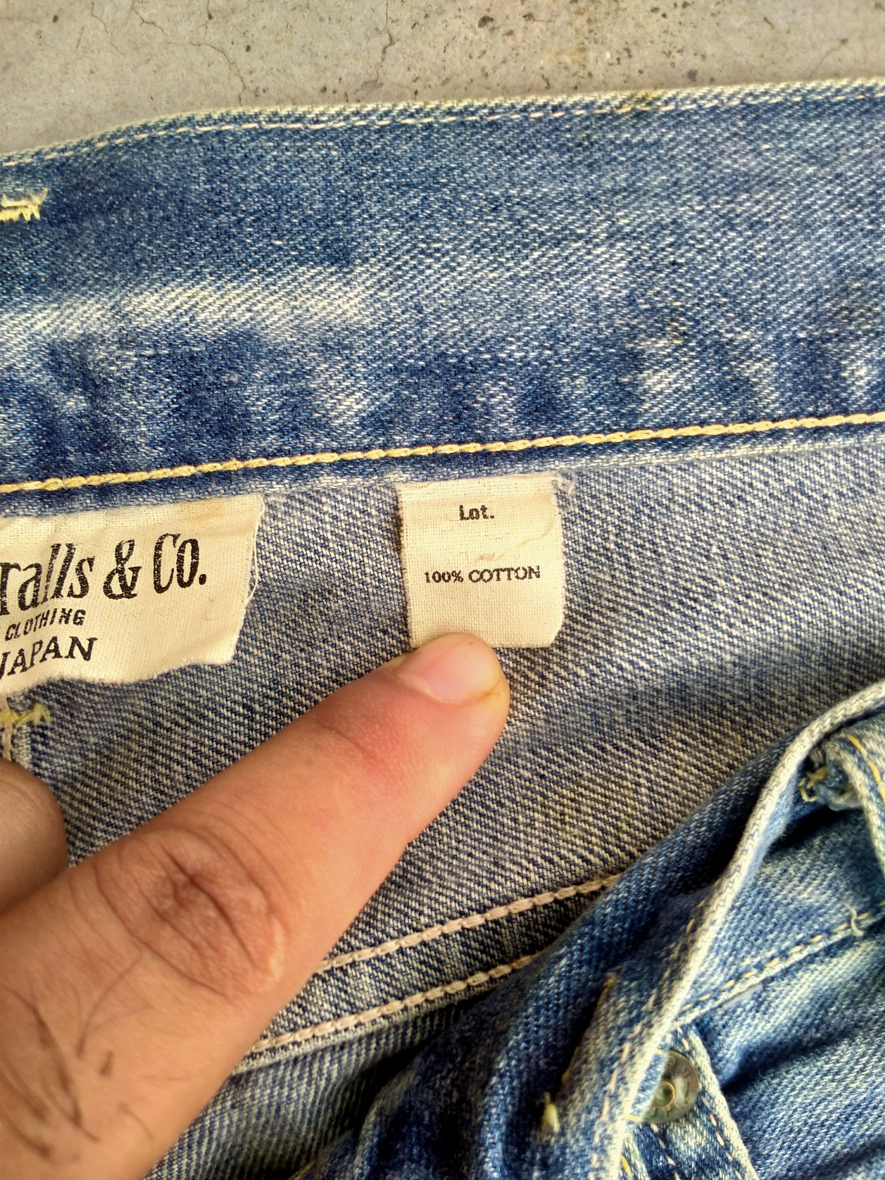 Japanese Brand CANTON OVERALL & CO DENIM Size US 34 / EU 50 - 6 Thumbnail