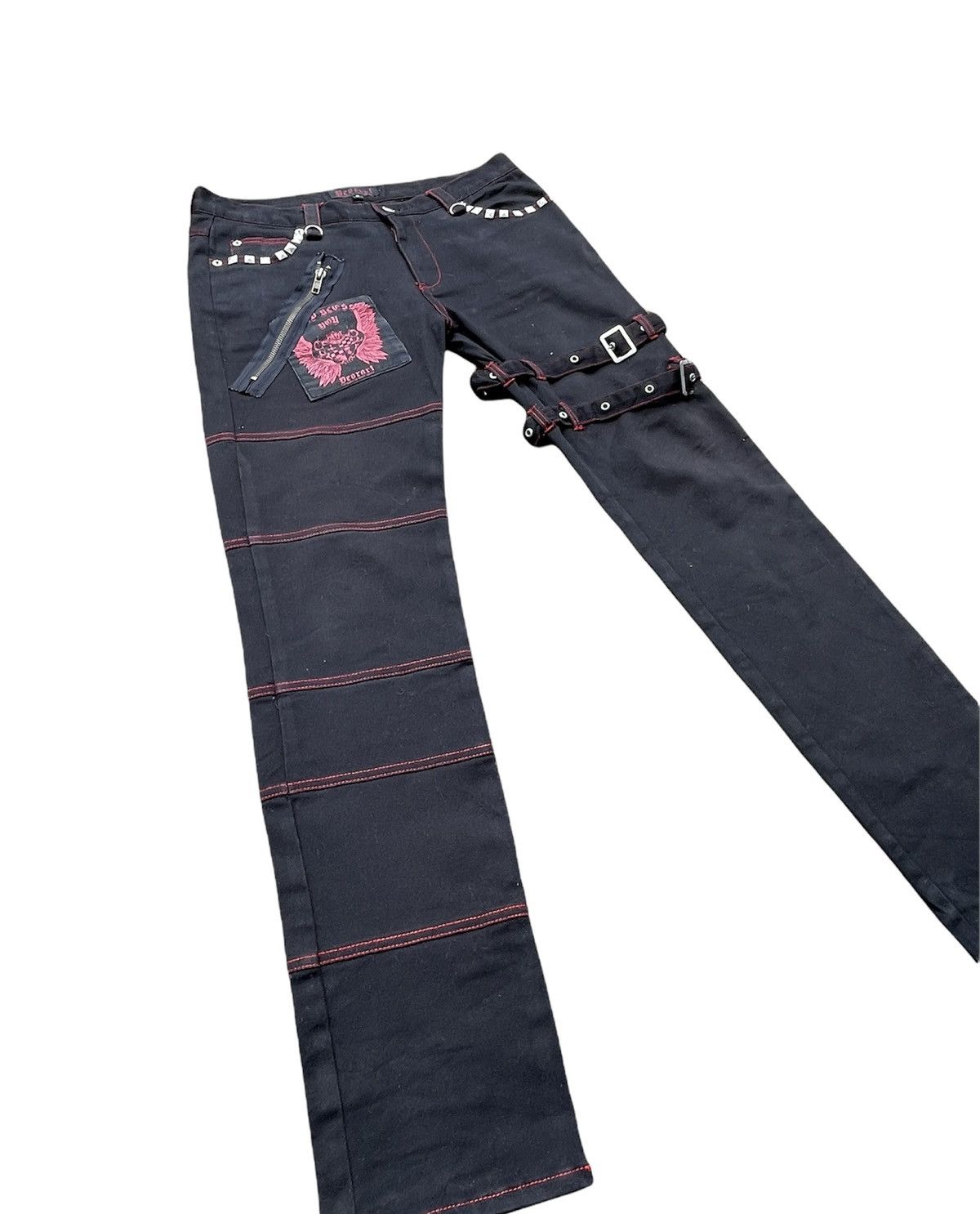 Japanese Brand × Le Grande Bleu (L.G.B.) Deorart Japan Punk Bondage Pant Size US 30 / EU 46 - 3 Thumbnail