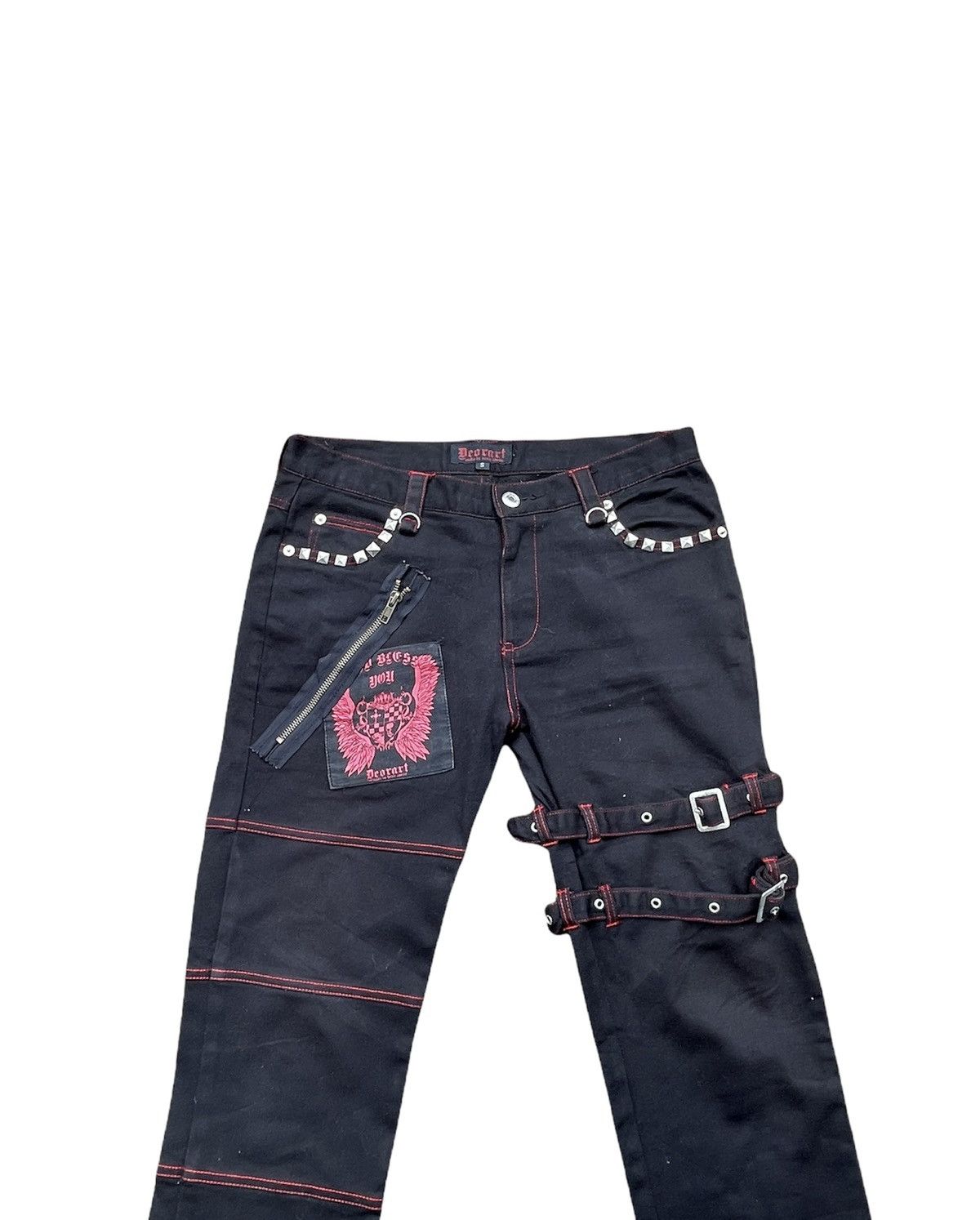 Japanese Brand × Le Grande Bleu (L.G.B.) Deorart Japan Punk Bondage Pant Size US 30 / EU 46 - 4 Thumbnail
