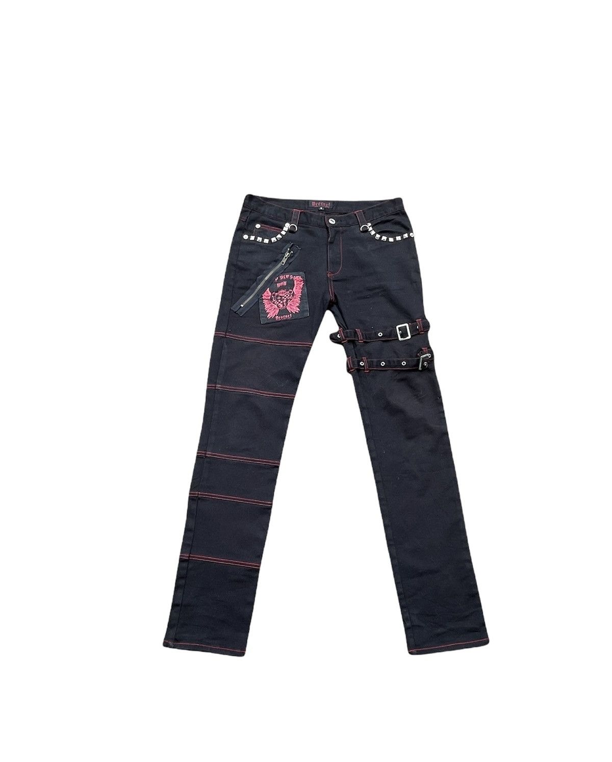 Japanese Brand × Le Grande Bleu (L.G.B.) Deorart Japan Punk Bondage Pant Size US 30 / EU 46 - 1 Thumbnail