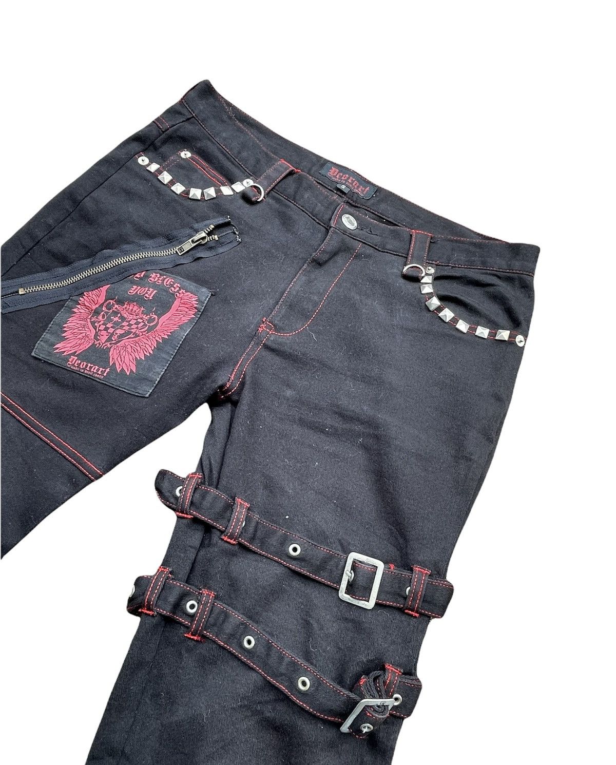 Japanese Brand × Le Grande Bleu (L.G.B.) Deorart Japan Punk Bondage Pant Size US 30 / EU 46 - 5 Thumbnail