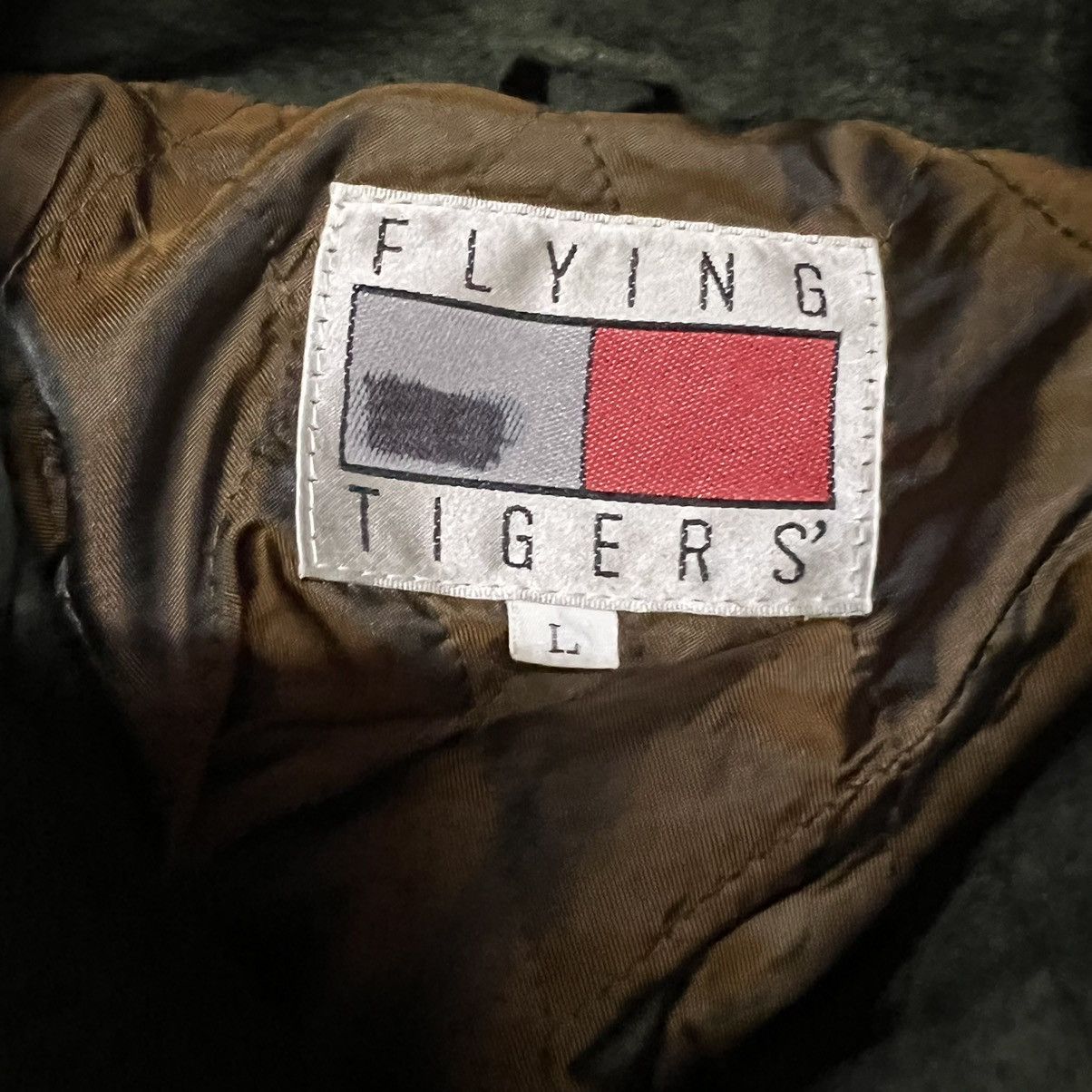Japanese Brand Vintage Flying Tigers Leather Jacket Size US L / EU 52-54 / 3 - 6 Thumbnail