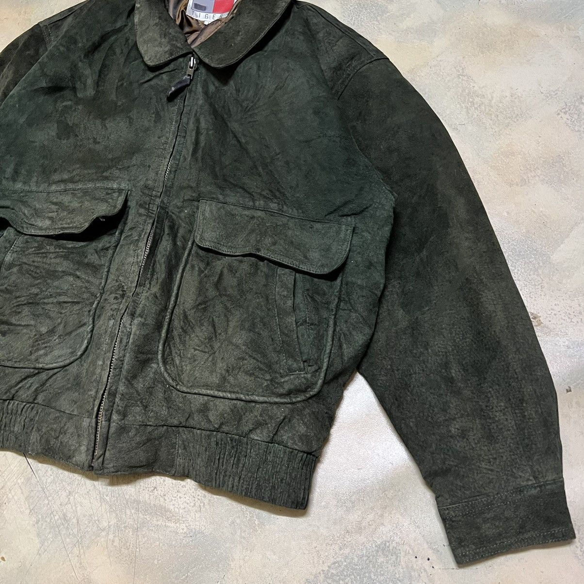 Japanese Brand Vintage Flying Tigers Leather Jacket Size US L / EU 52-54 / 3 - 4 Thumbnail