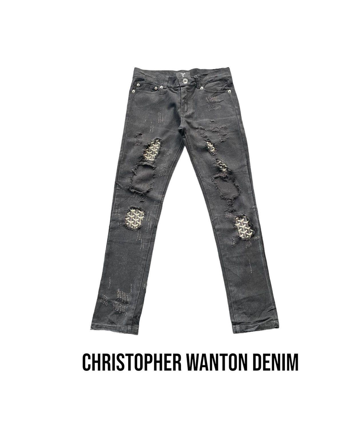 Christopher Wanton Christopher Wanton Distresed Denim Size US 32 / EU 48 - 1 Thumbnail