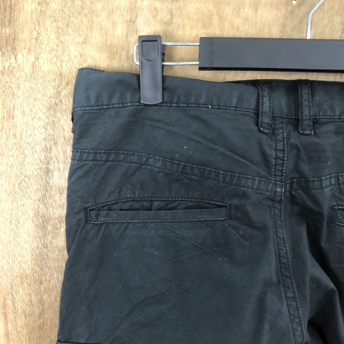 Michel Klein Michel Klein Black Cargo Multipocket pants #6184 Size US 31 - 11 Thumbnail