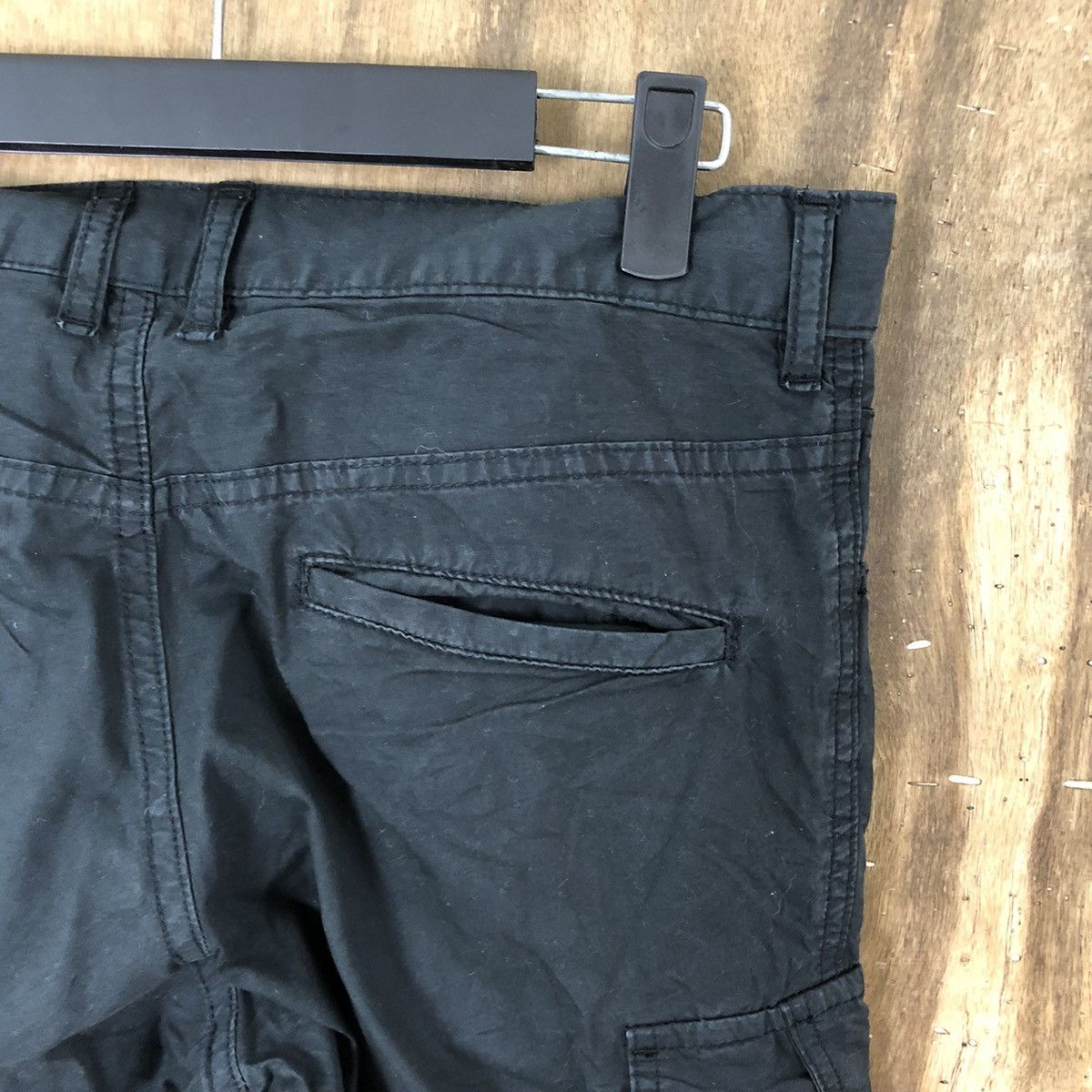 Michel Klein Michel Klein Black Cargo Multipocket pants #6184 Size US 31 - 12 Thumbnail