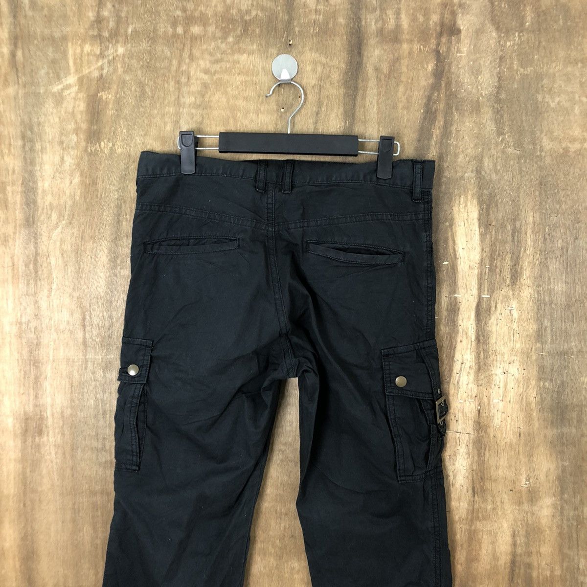 Michel Klein Michel Klein Black Cargo Multipocket pants #6184 Size US 31 - 9 Thumbnail