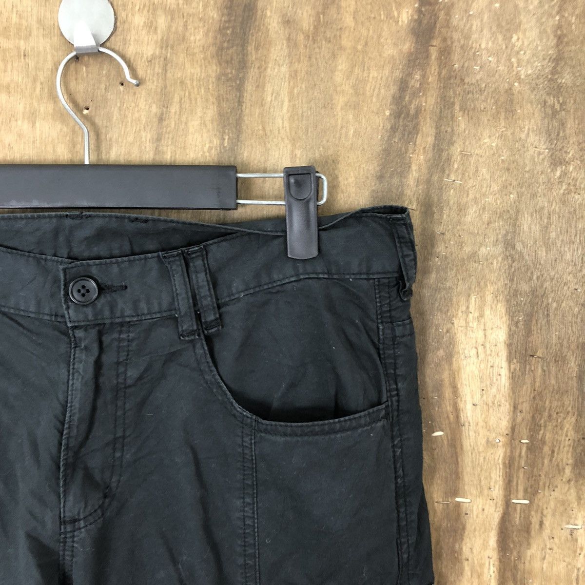 Michel Klein Michel Klein Black Cargo Multipocket pants #6184 Size US 31 - 5 Thumbnail