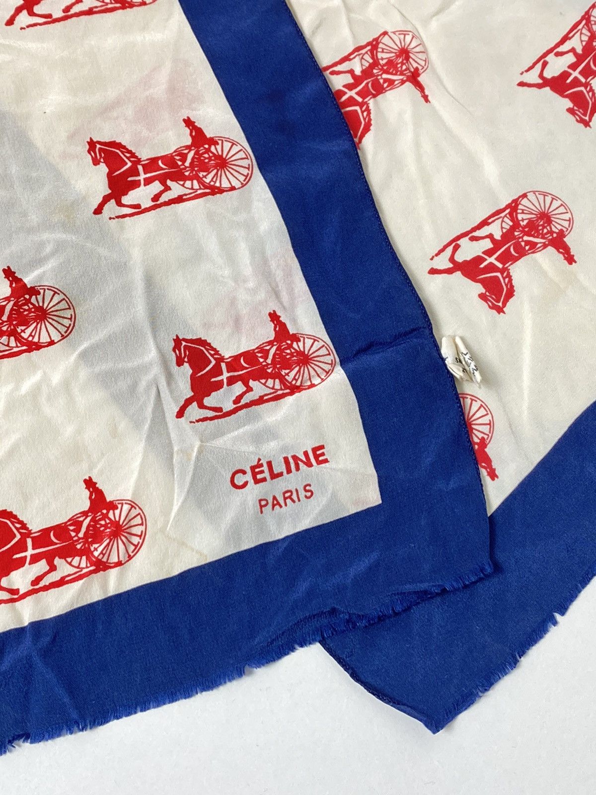 Celine Vintage Celine Paris Scarf Monogram Hermes Size ONE SIZE - 2 Thumbnail