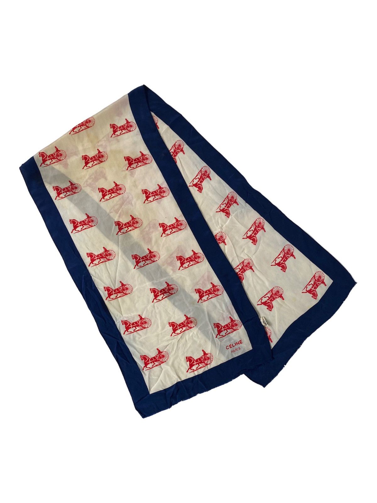 Celine Vintage Celine Paris Scarf Monogram Hermes Size ONE SIZE - 1 Thumbnail