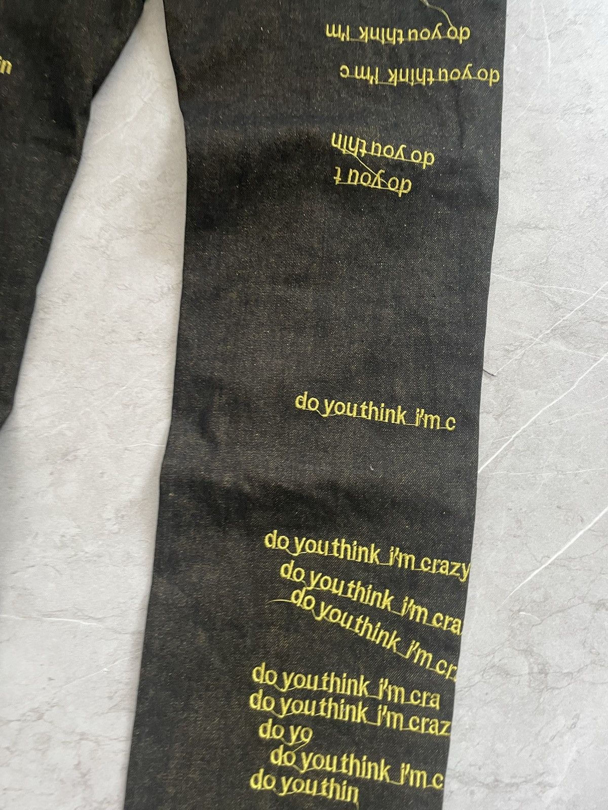 Ev Bravado Do you think I’m crazy denim jean 32 Size US 32 / EU 48 - 11 Thumbnail